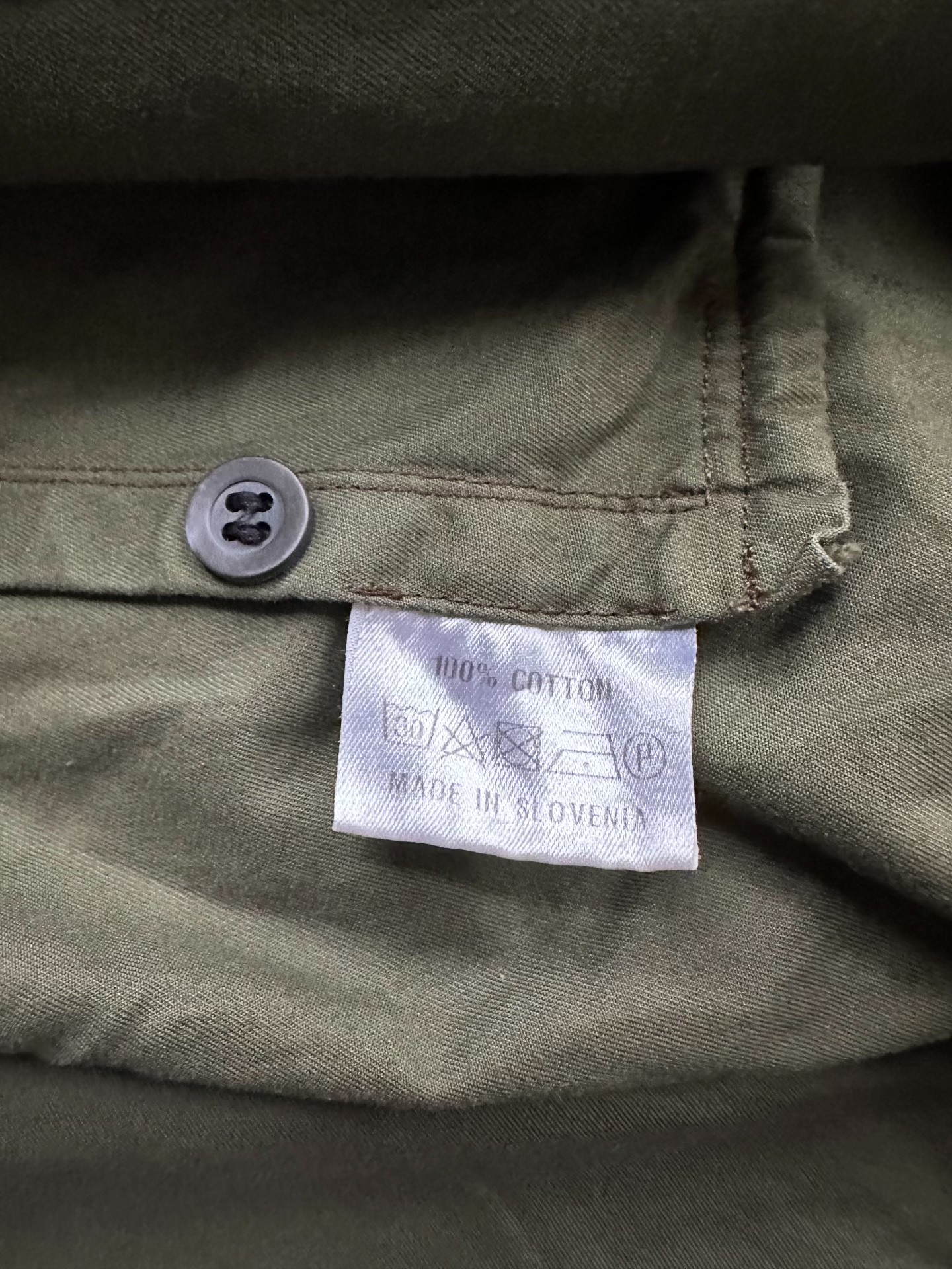 Dries Van Noten Camouflage Shirt Jacket — label