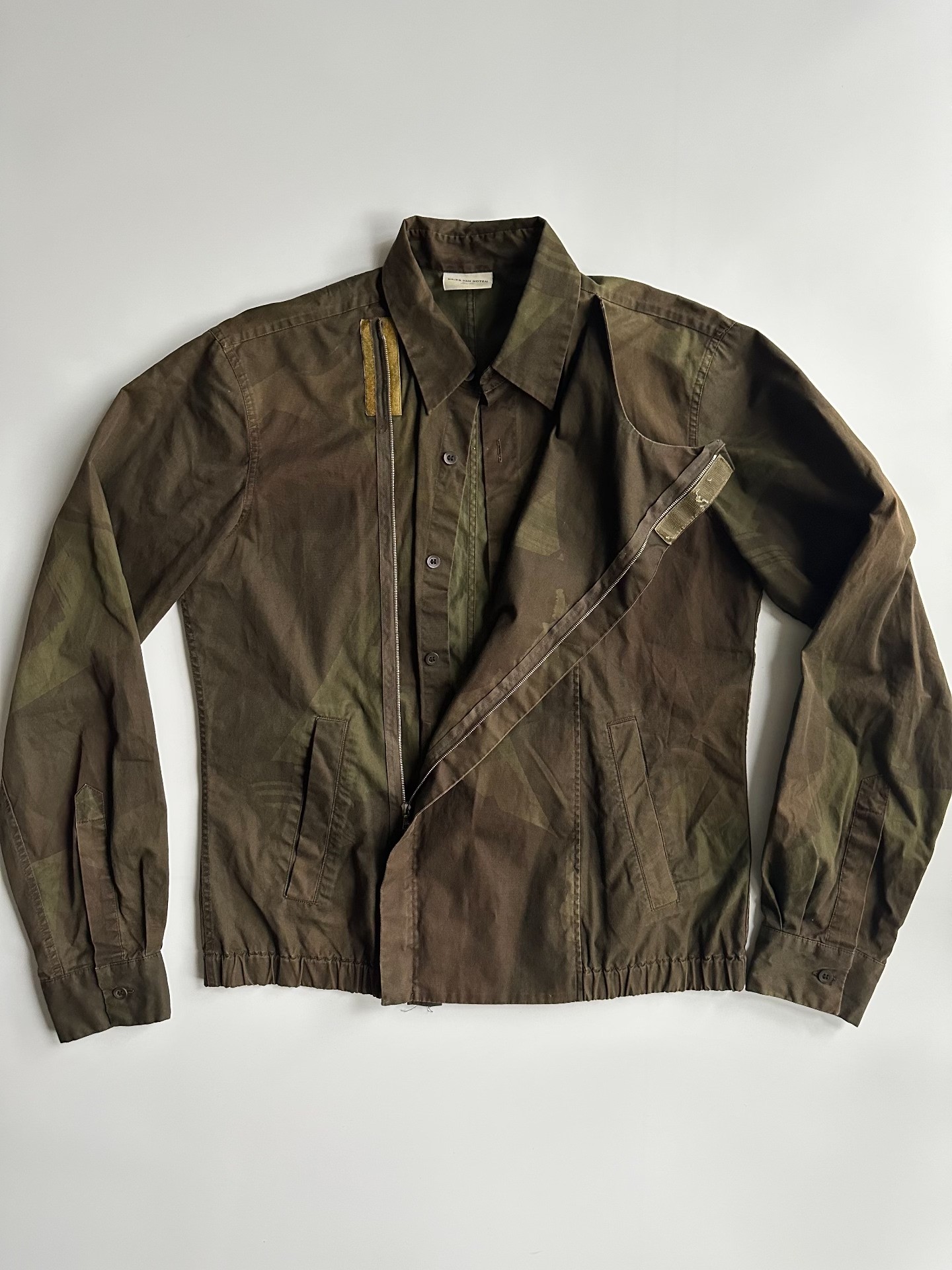Dries Van Noten Camouflage Shirt Jacket — front