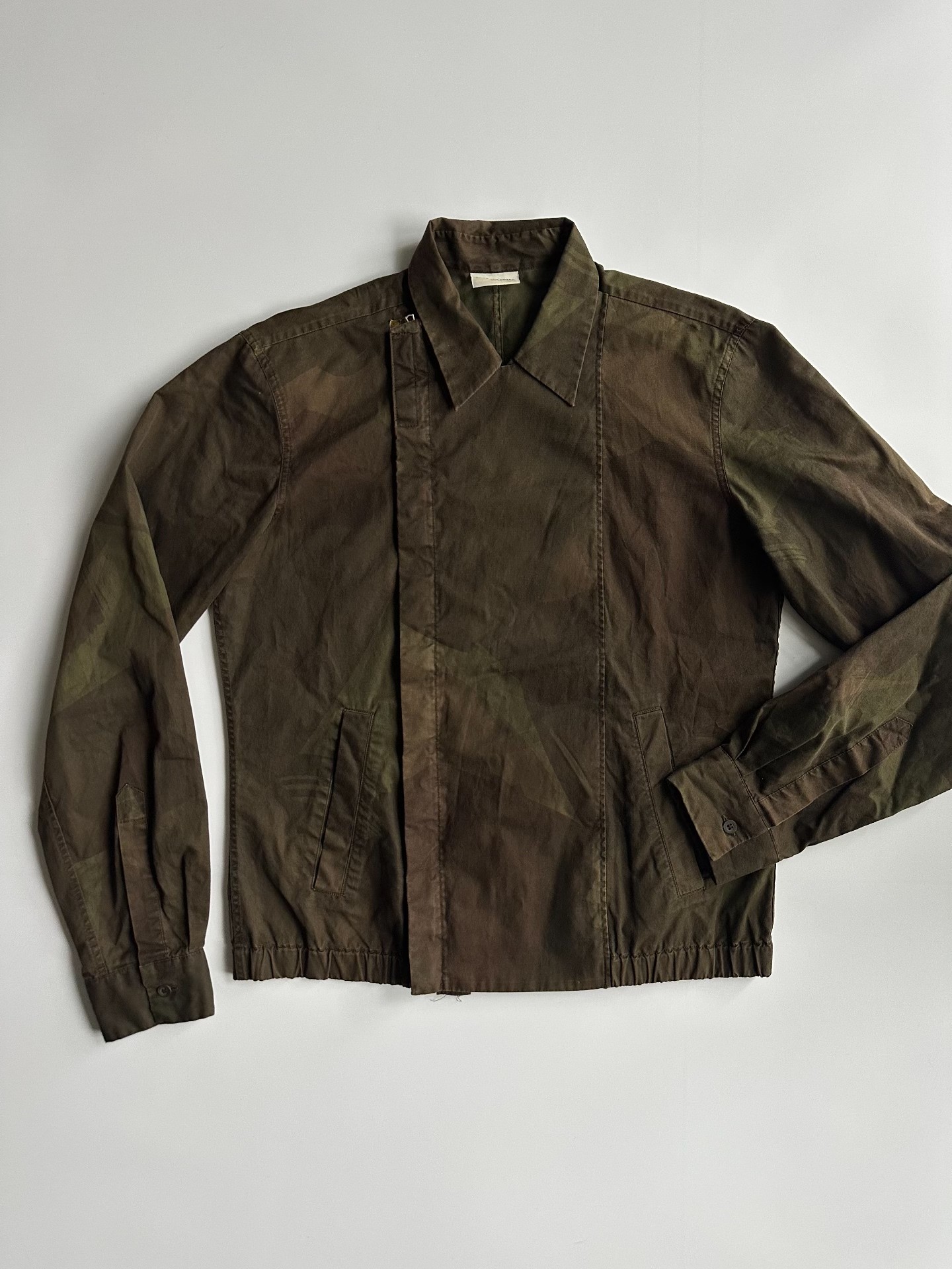 Dries Van Noten Camouflage Shirt Jacket