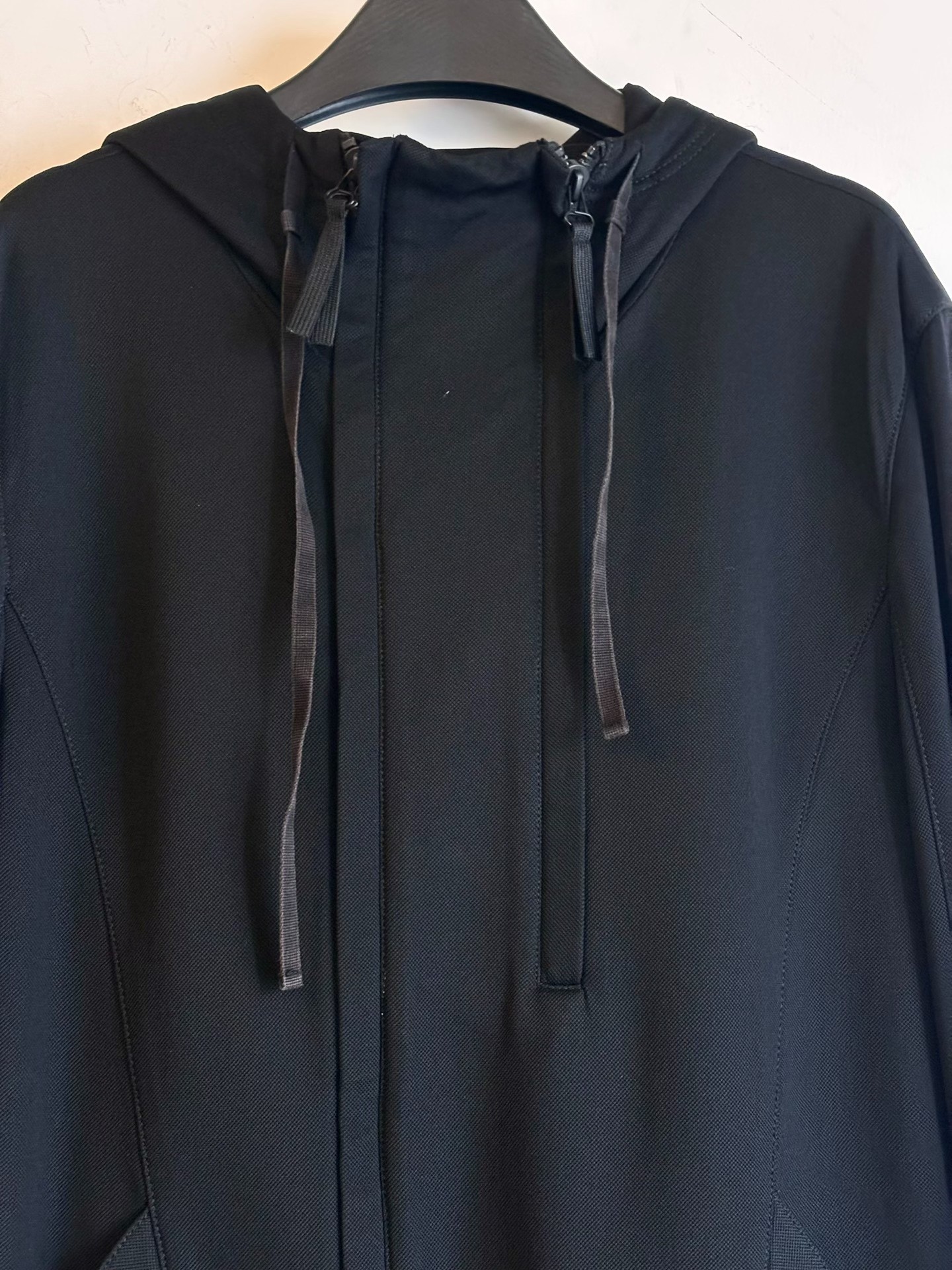 Helmut Lang 10S Double Zip Hooded Jacket — detail