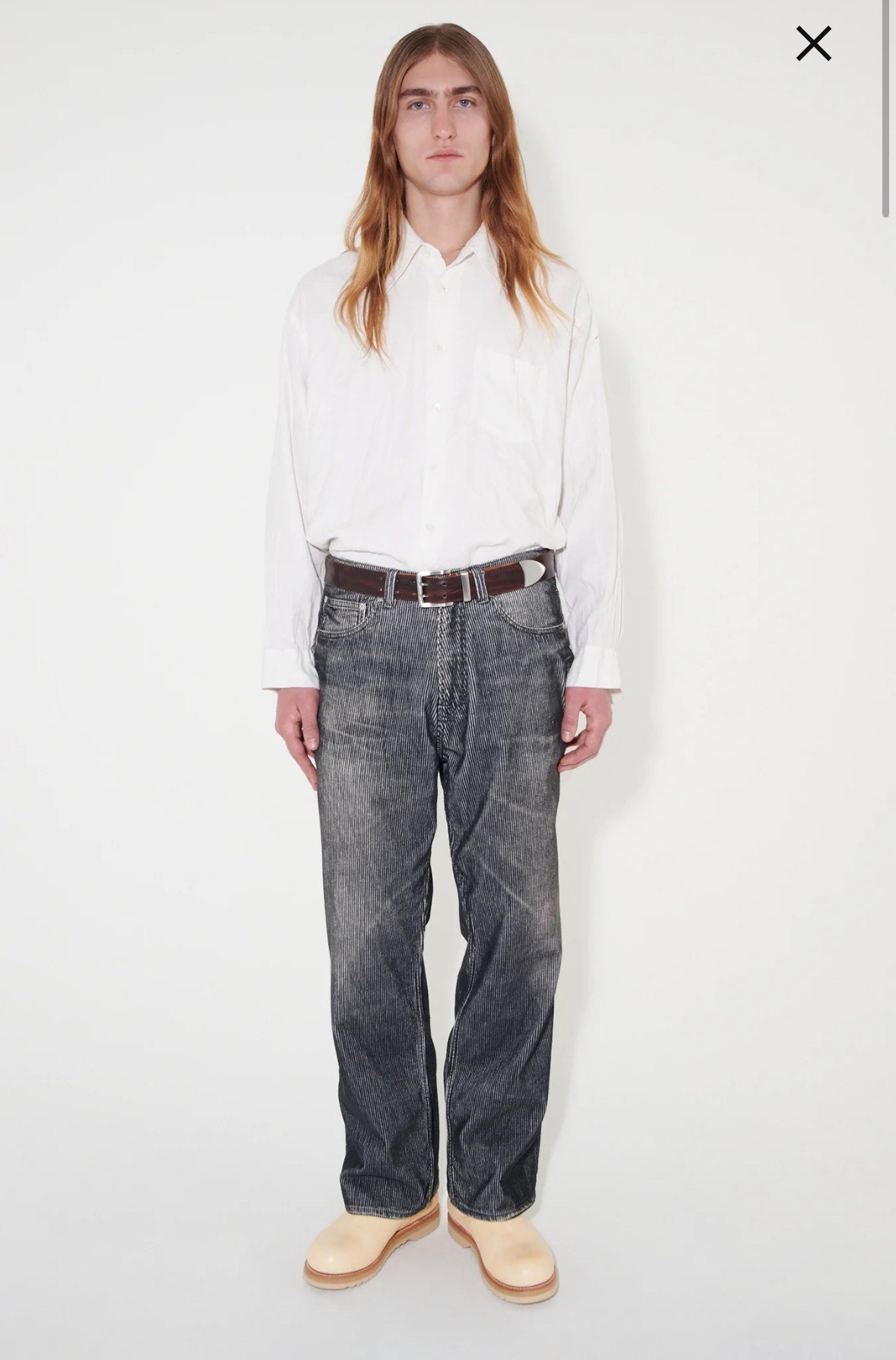 OUR LEGACY Third Cut Corduroy Pants — detail