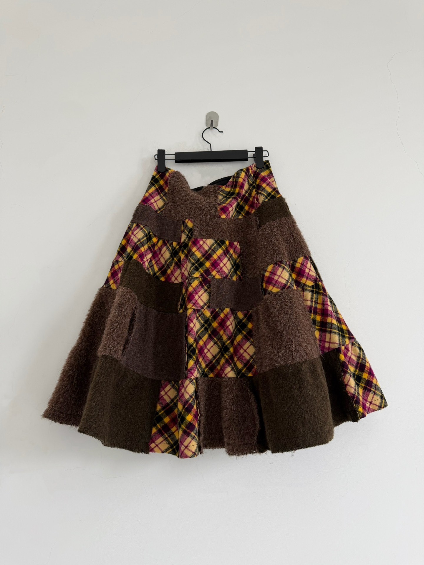 Comme des Garcons Tricot Patchwork Umbrella Skirt