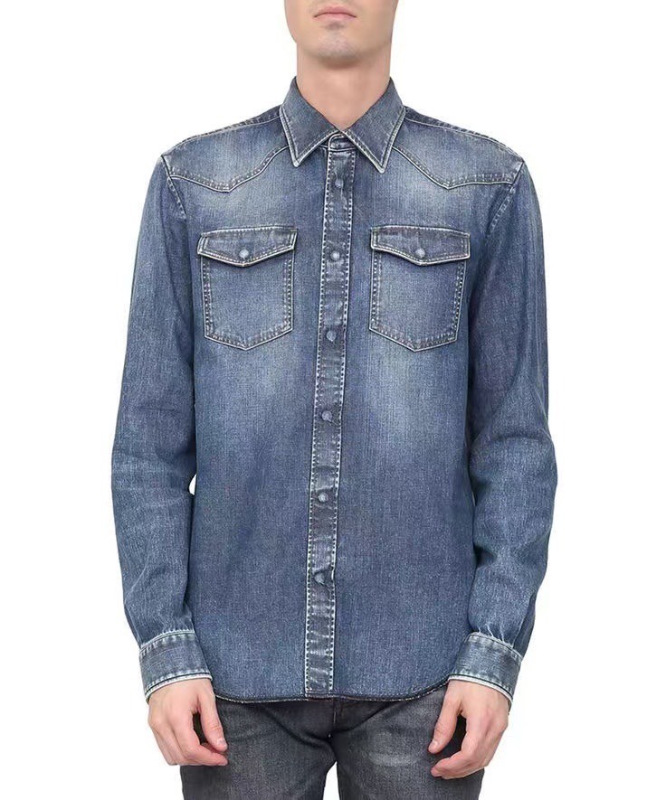 Maison Margiela Blue Denim Jacket — detail