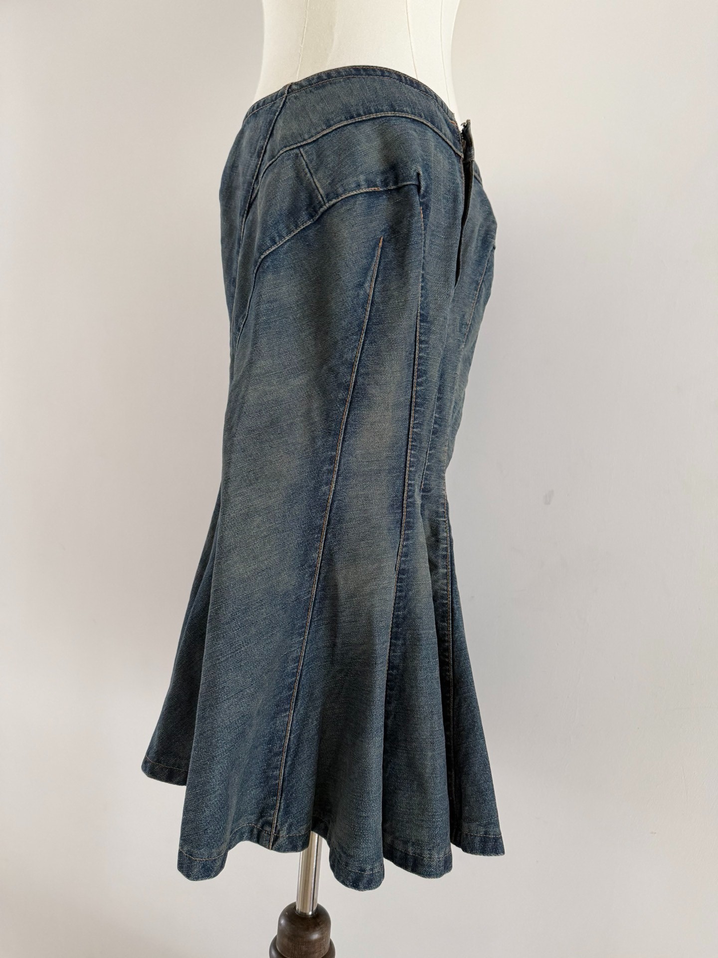Junya Watanabe 06SS Denim Mermaid Skirt — label