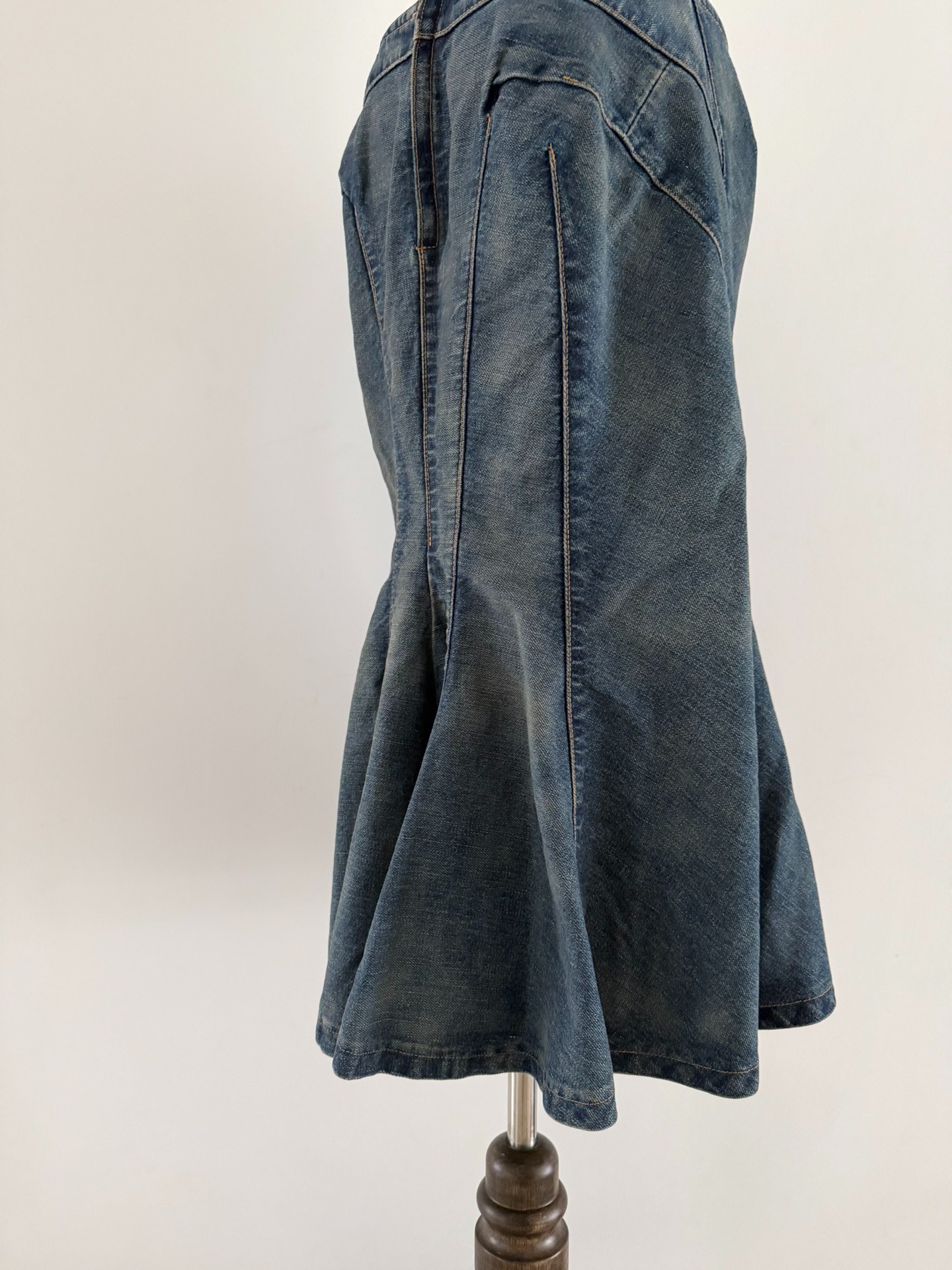 Junya Watanabe 06SS Denim Mermaid Skirt — front