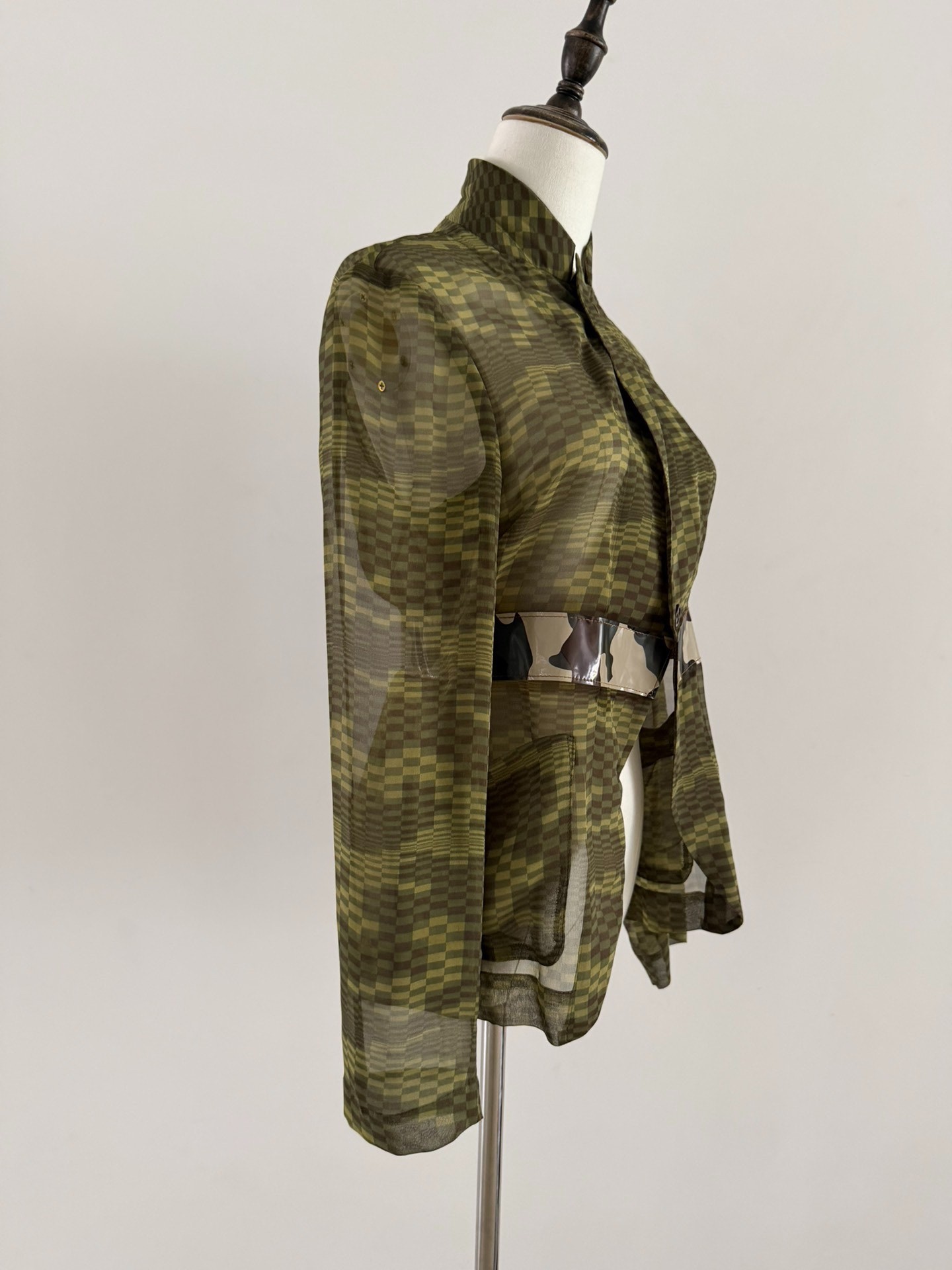 Comme des Garçons 01SS Grid Blazer — front