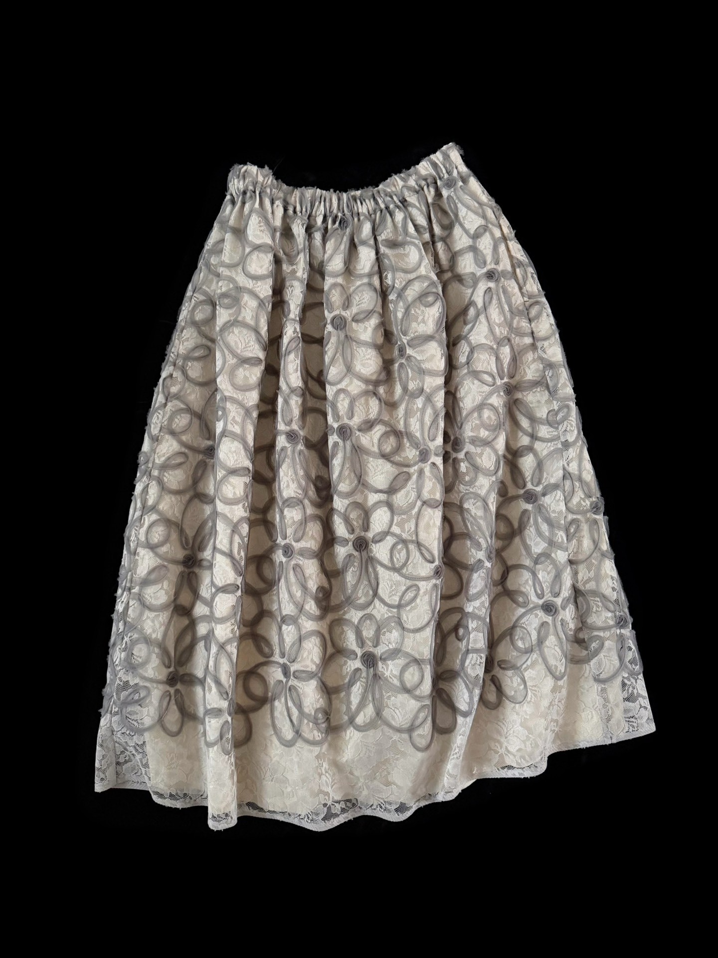 Comme des Garcons Tricot Lace Midi Skirt — label