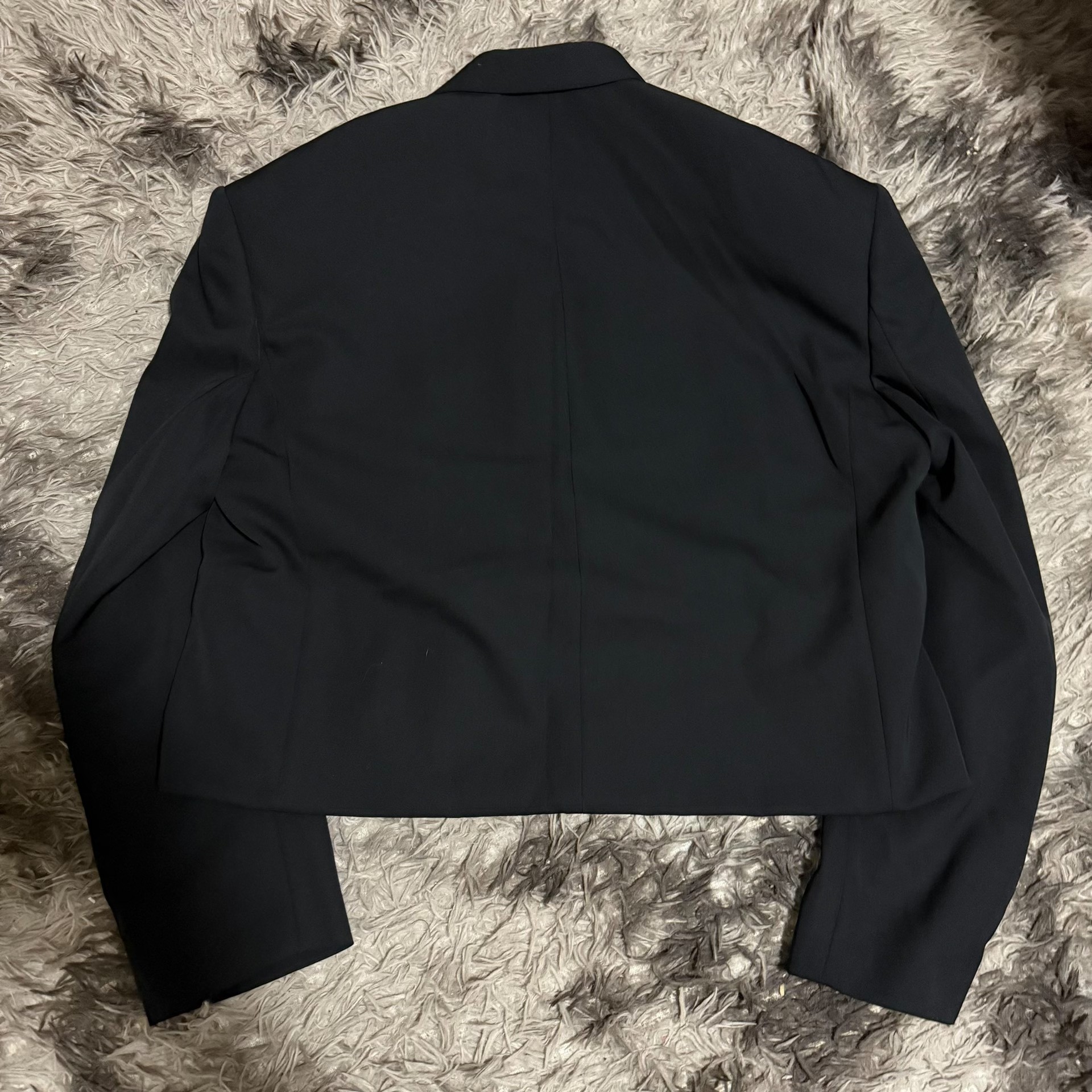 Balenciaga Black Double-Breasted Blazer — front