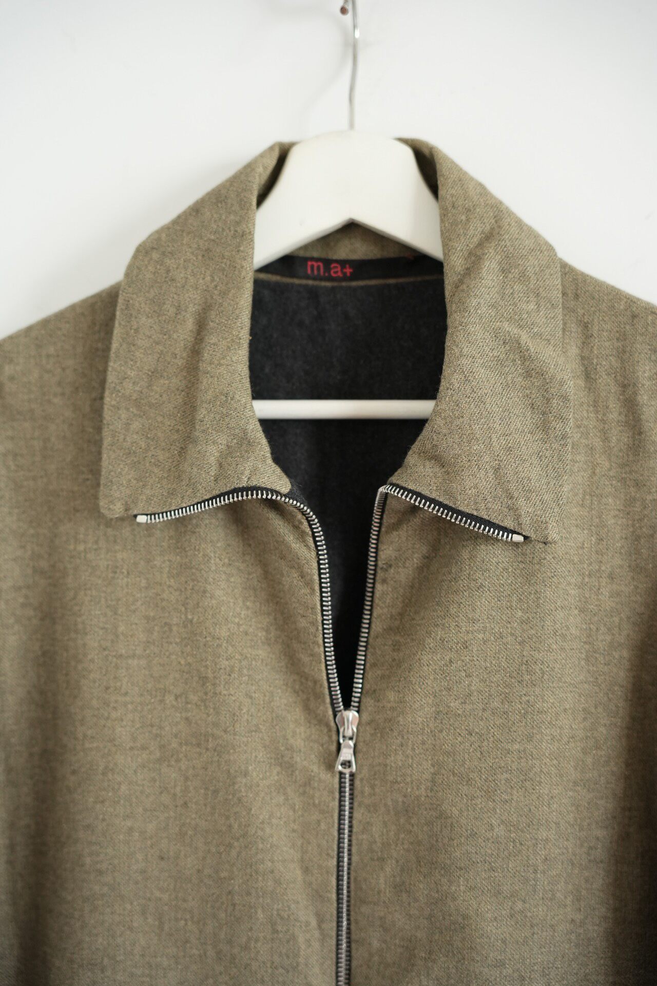 M.A+ Limited Wool Zip Jacket — detail