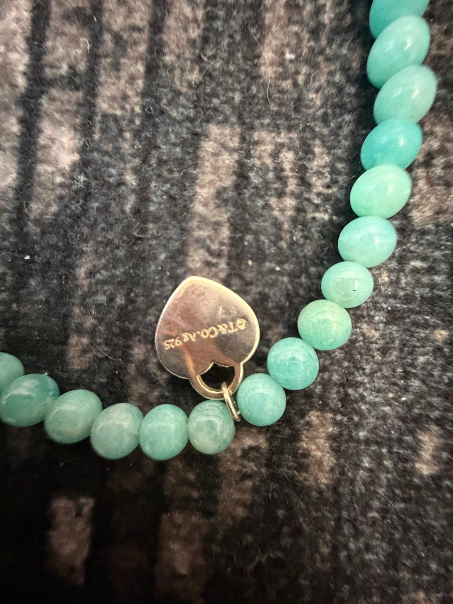 Tiffany & Co. Turquoise Bead Bracelet — back