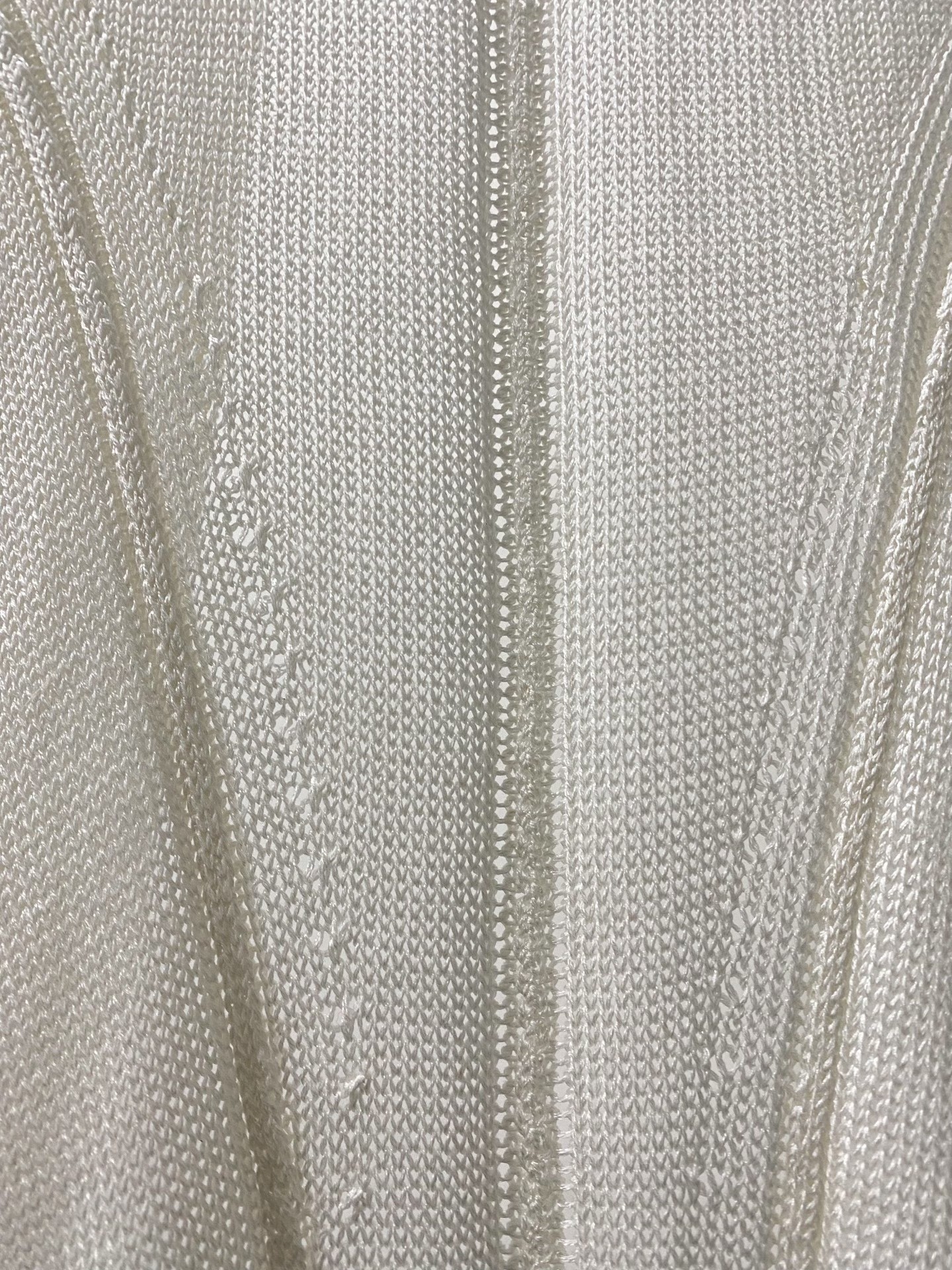 Ann Demeulemeester White Knit Cardigan — front