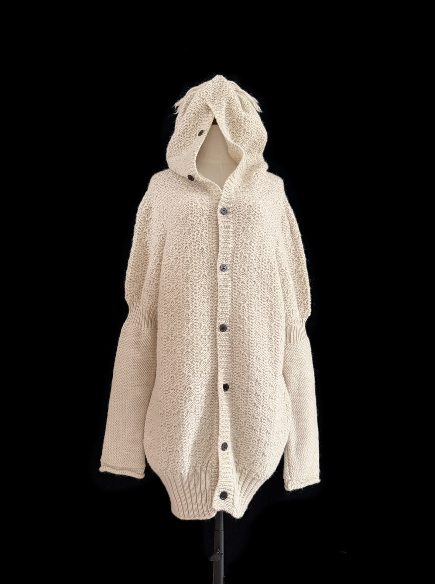 Y's 2003 Knit Hooded Cardigan