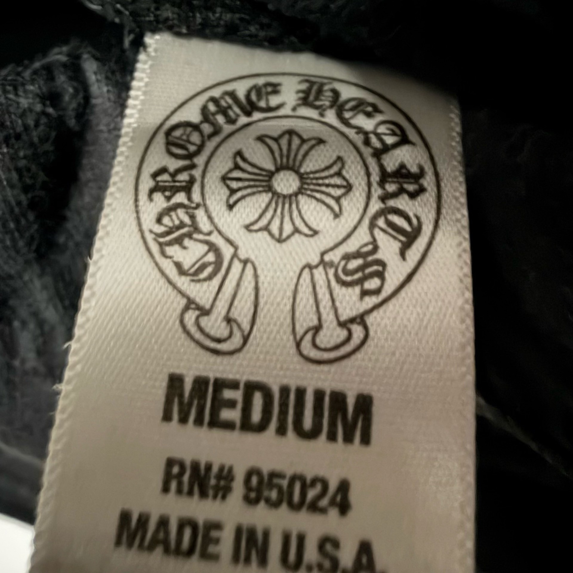 Chrome Hearts Black Cross Sweatpants — back
