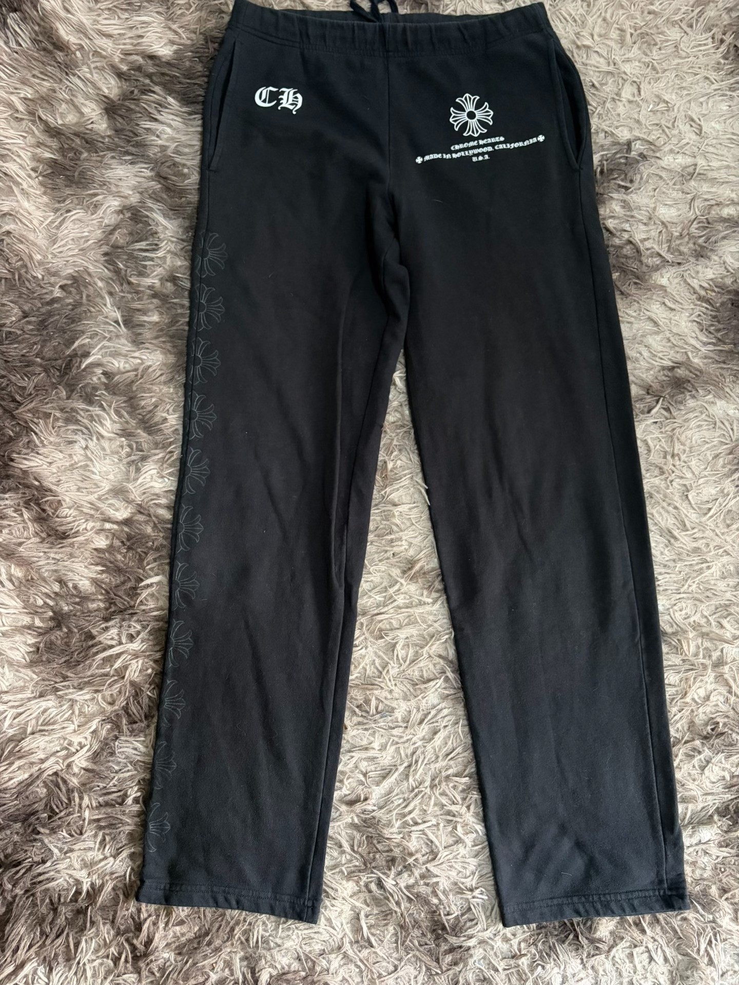 Chrome Hearts Black Cross Sweatpants
