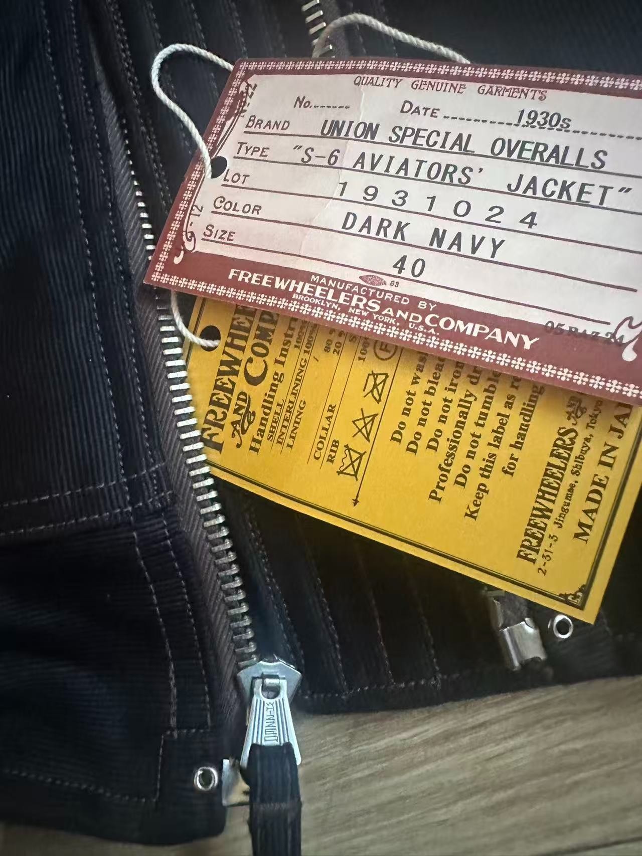 Freewheelers S6 Flight Jacket — back