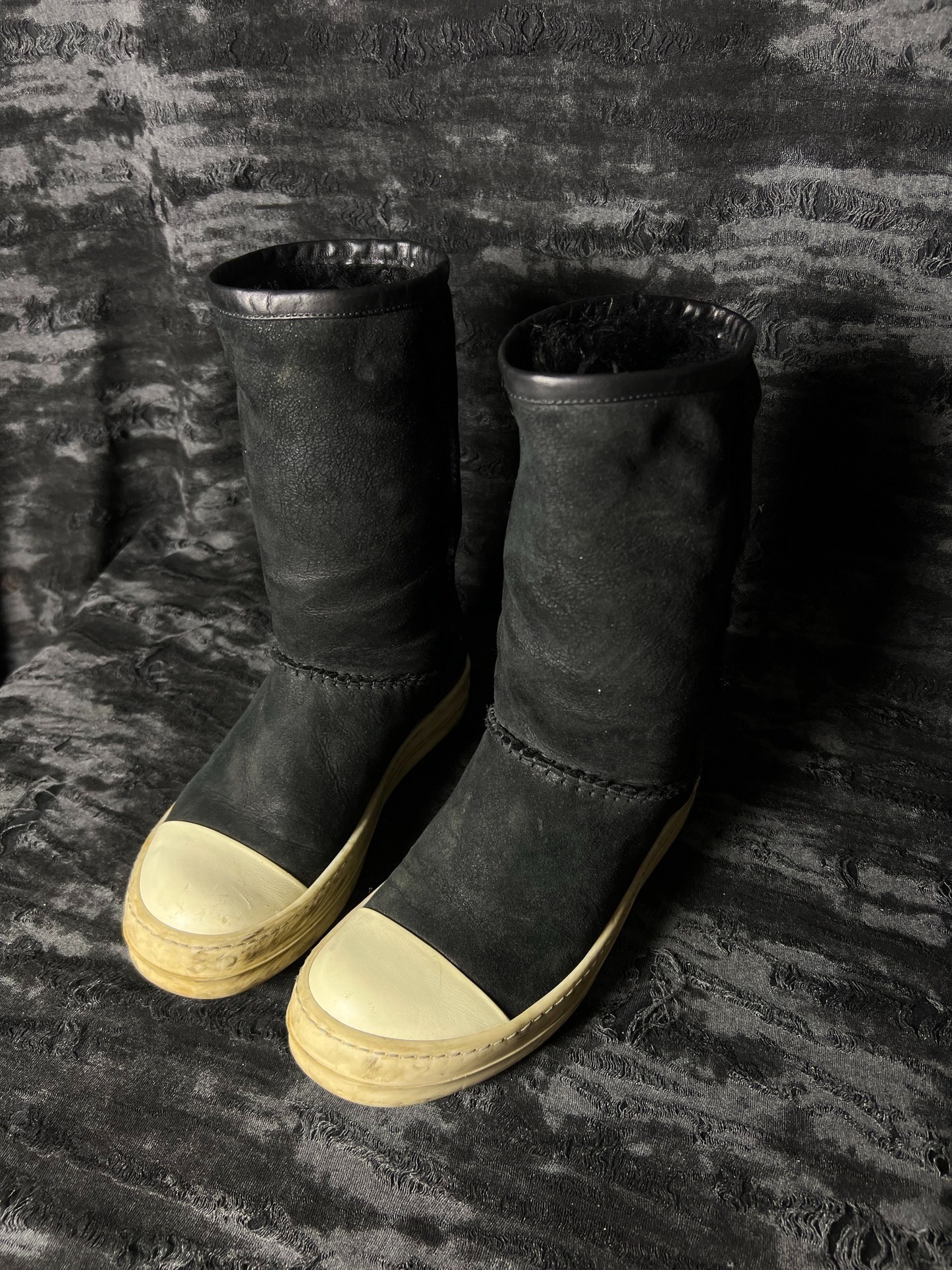 Rick Owens 16FW Women's Leather Boots