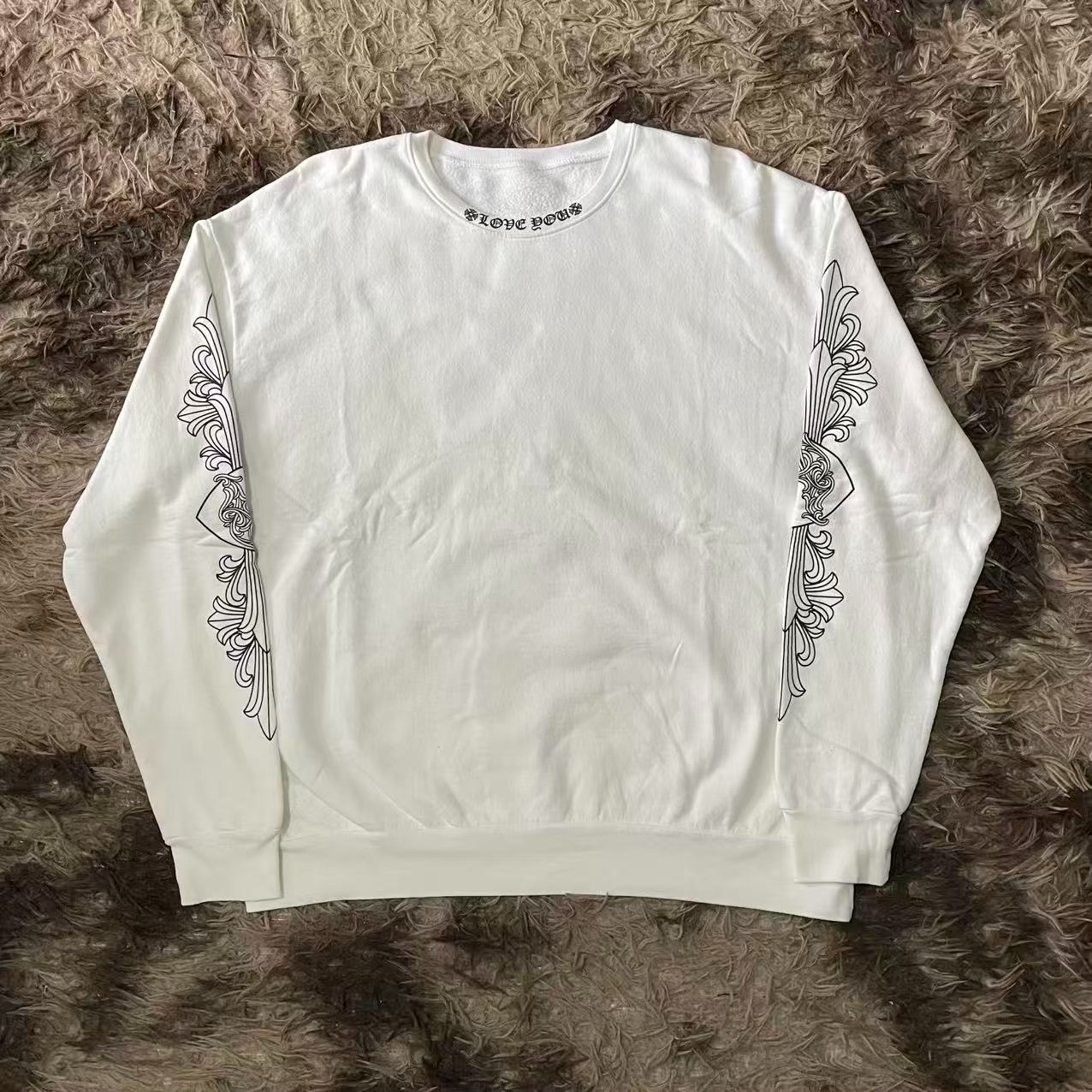 Chrome Hearts Love You Crewneck Sweatshirt