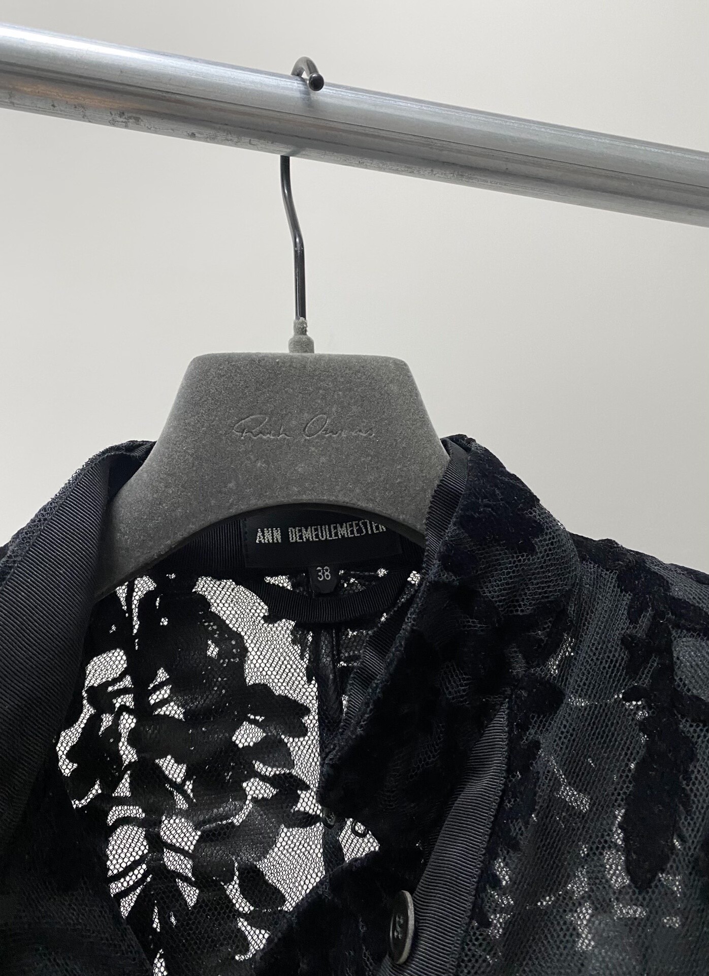 Ann Demeulemeester Final Season Coat — back