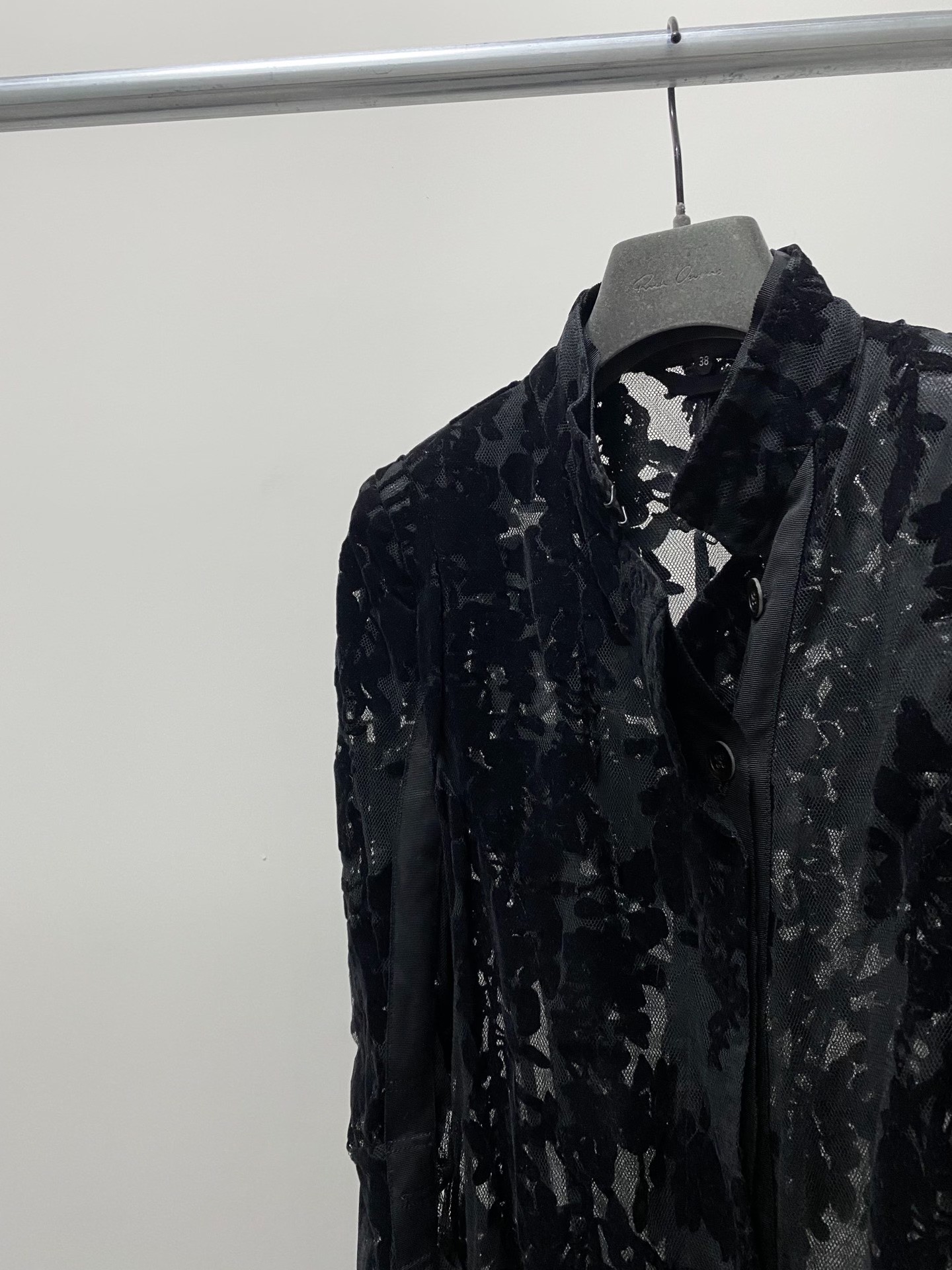 Ann Demeulemeester Final Season Coat — detail