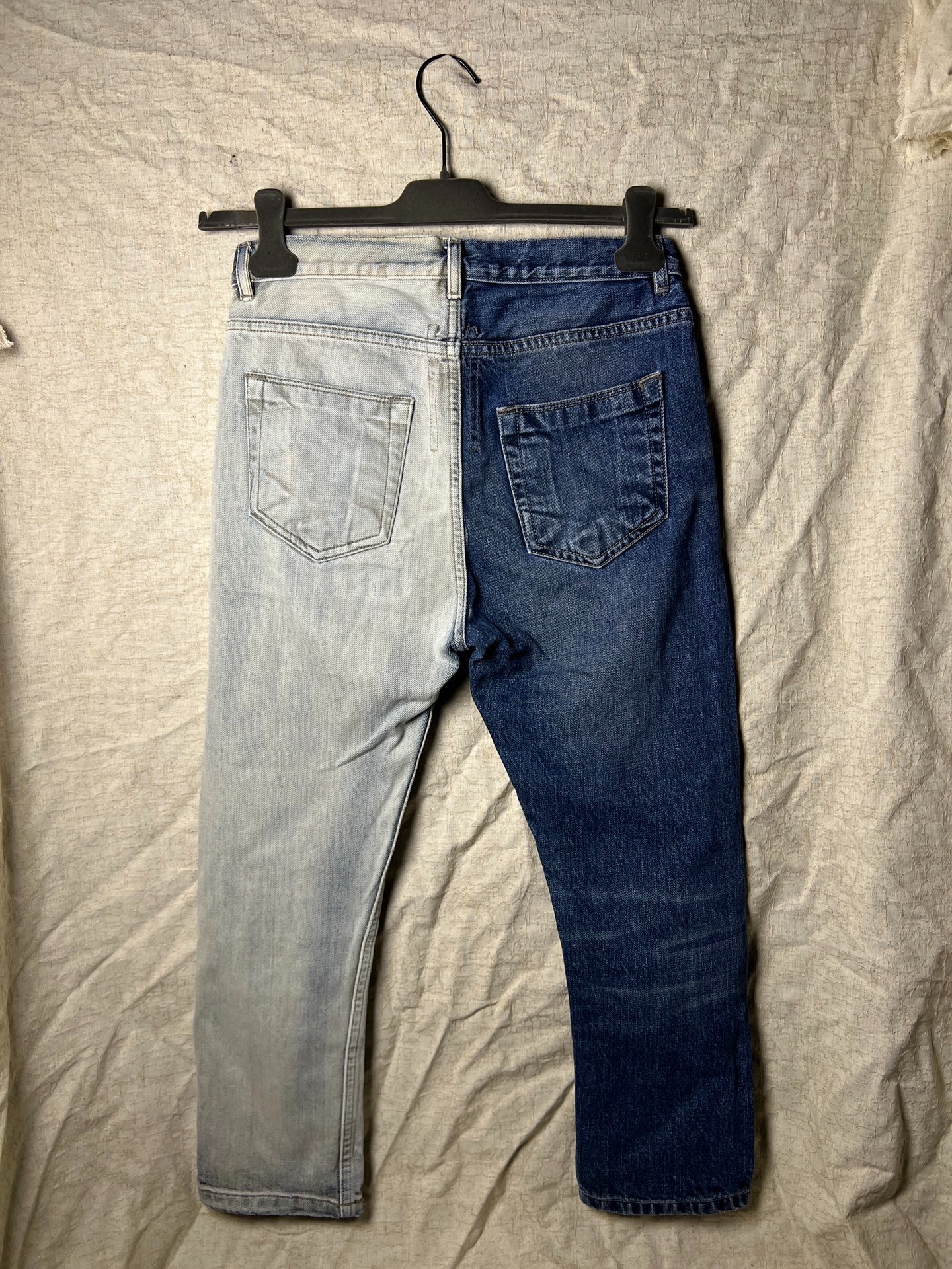 Rick Owens 2014 Yin-Yang Split Jeans — front