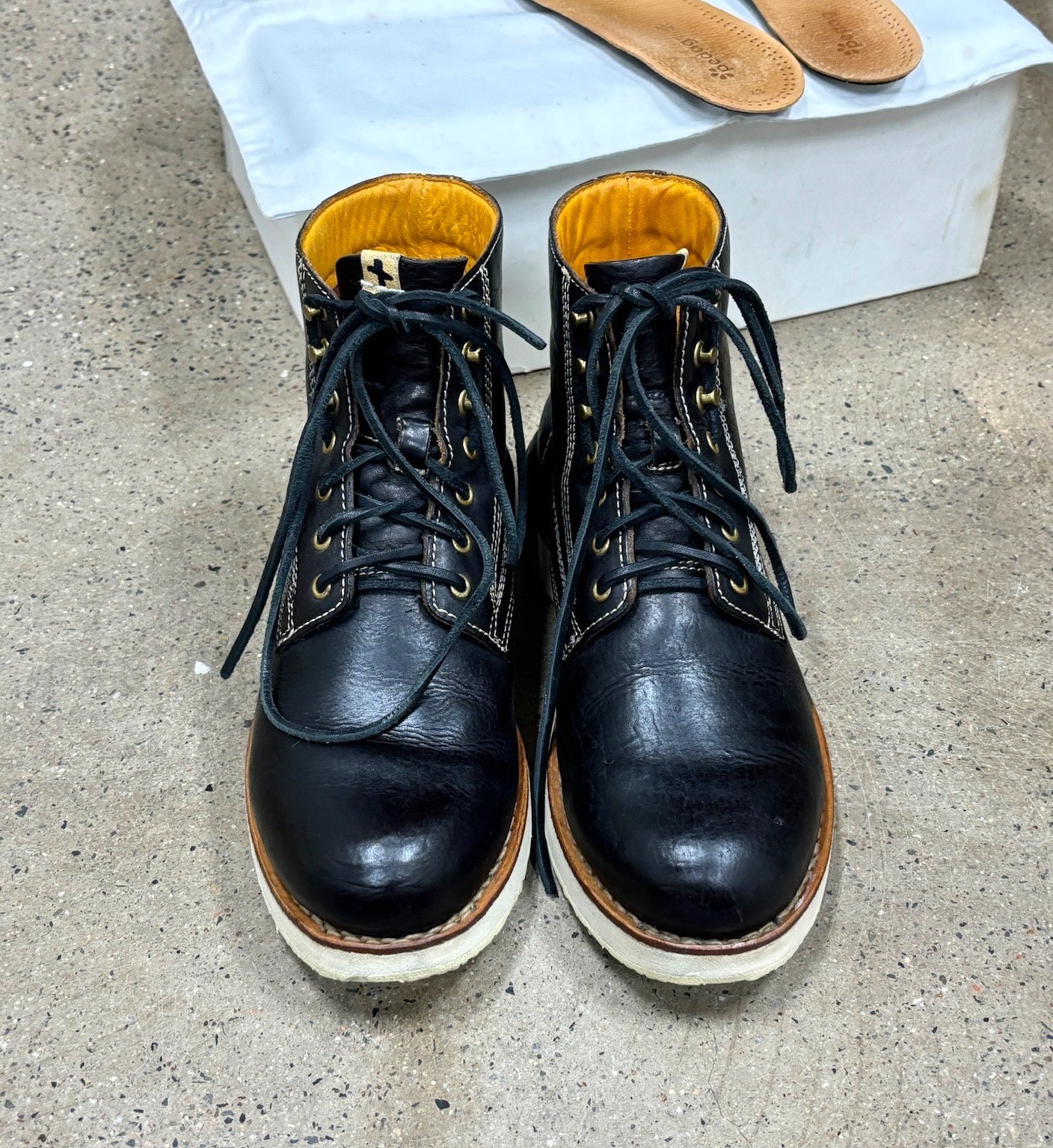 Visvim Virgil Folk Work Boots — front