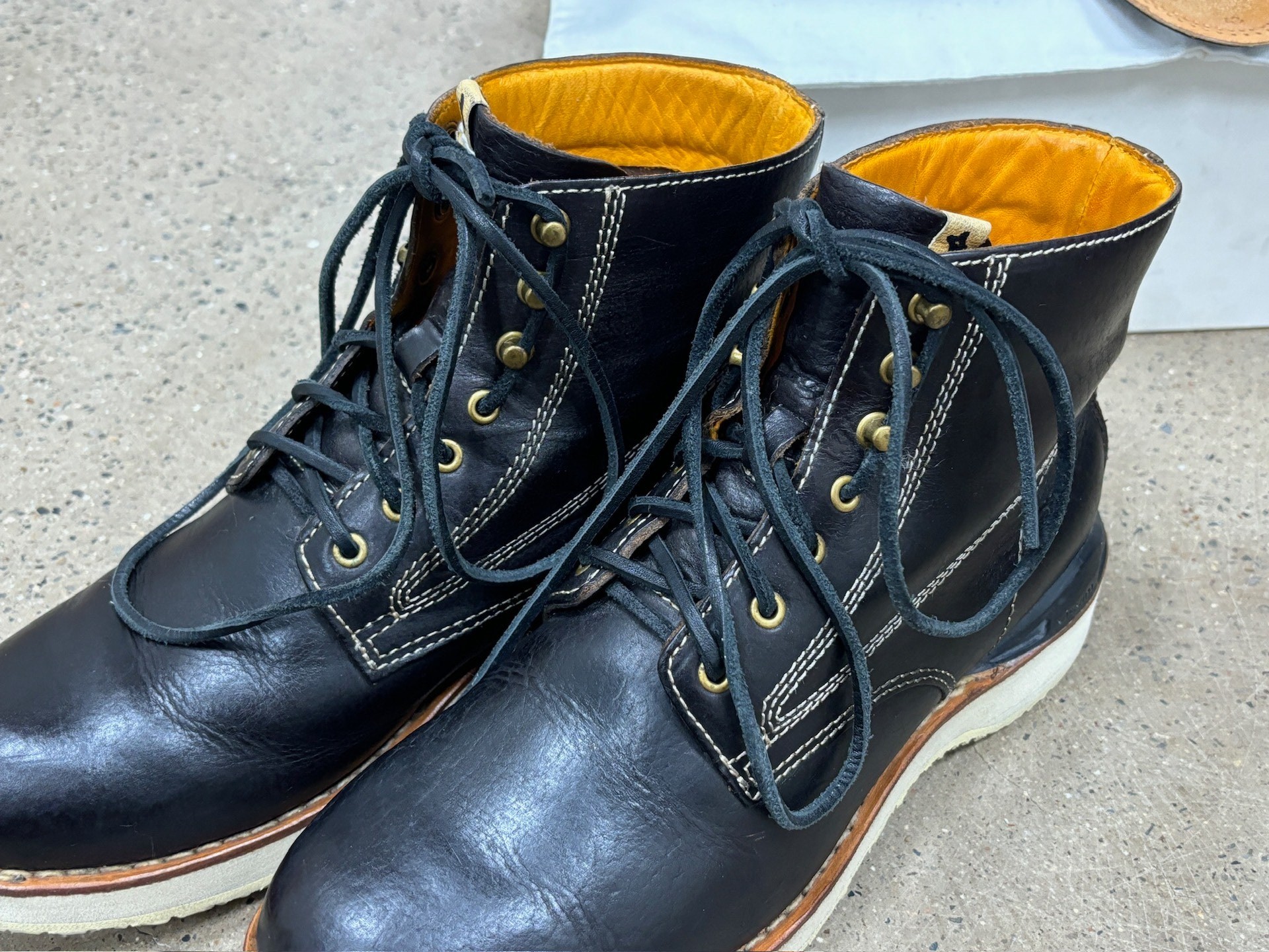 Visvim Virgil Folk Work Boots — back
