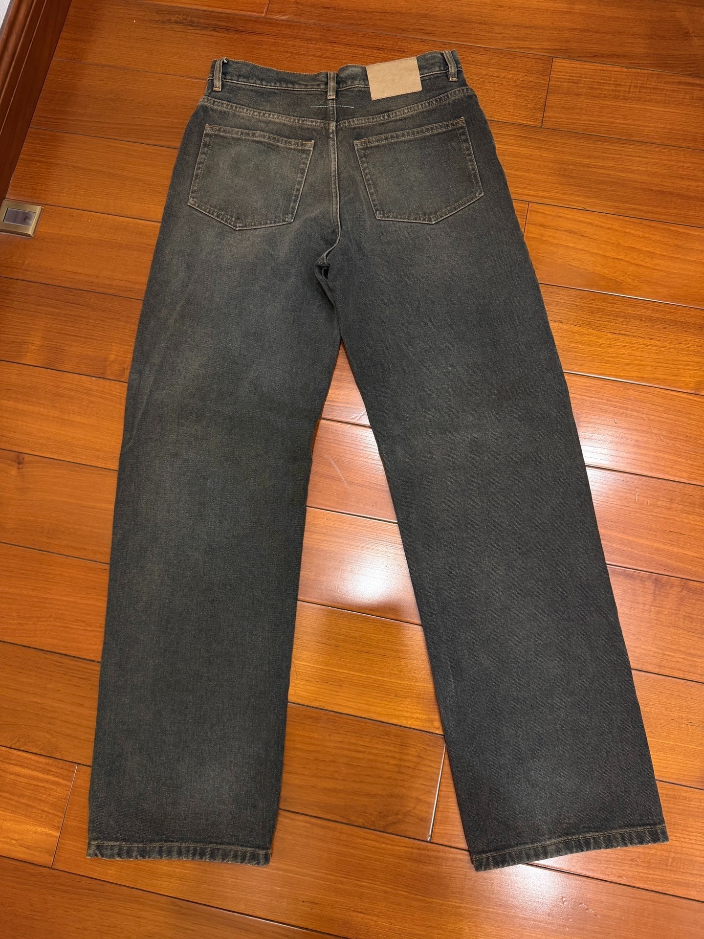 Maison Margiela Distressed Straight Jeans — front