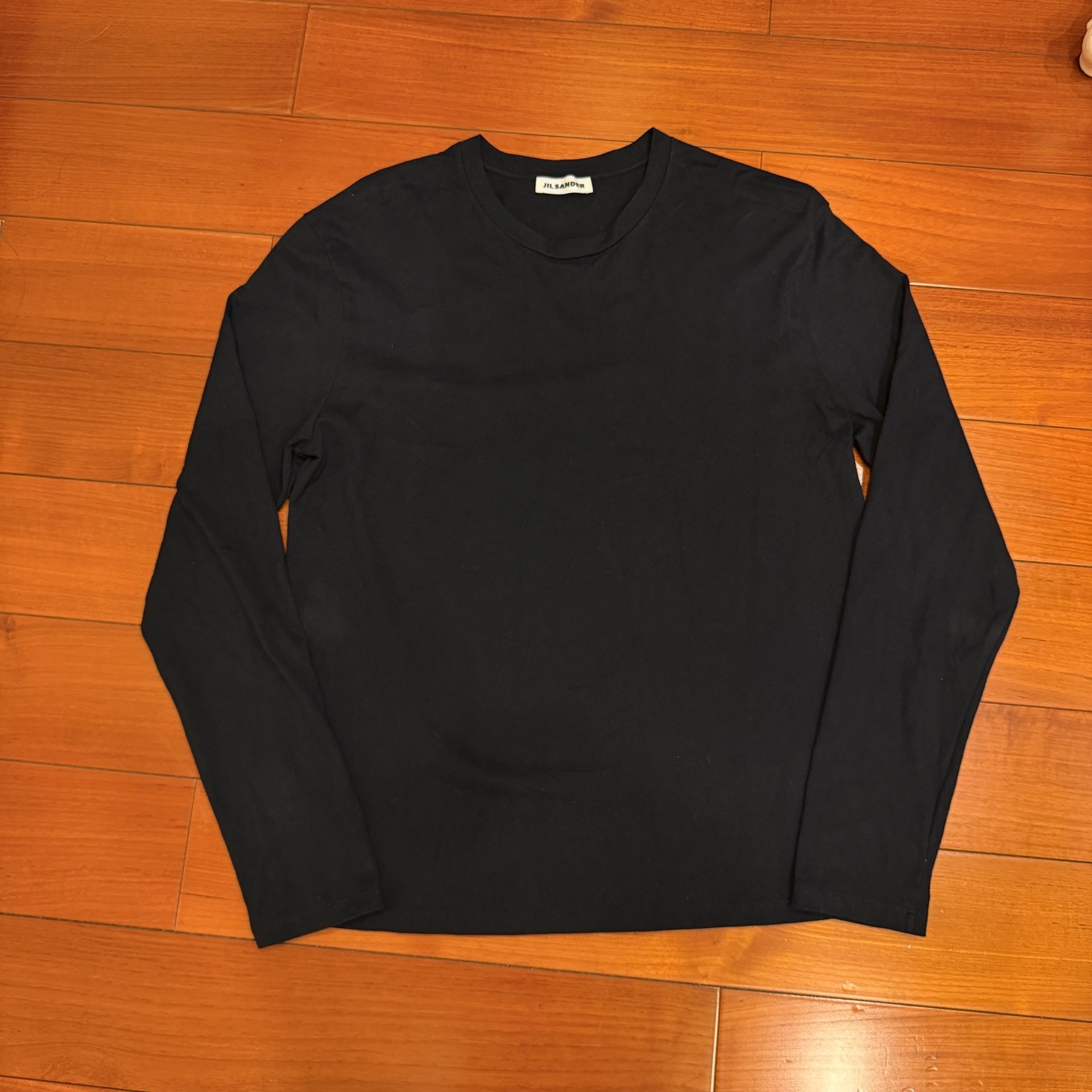 Jil Sander 2023 Black Long-sleeve Top — front