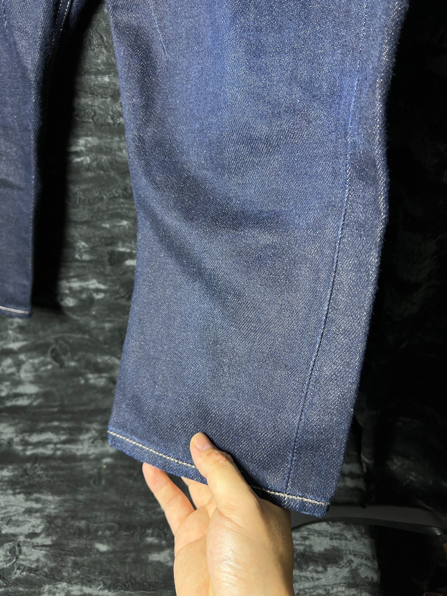 Rick Owens 2018 Sisyphus Collapse Jeans — detail