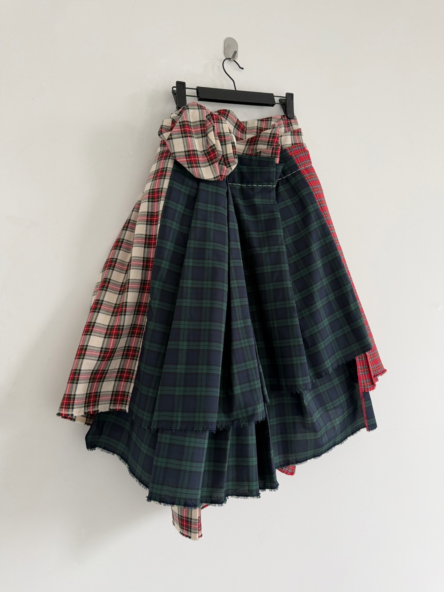 Comme des Garcons Plaid Half Skirt — label
