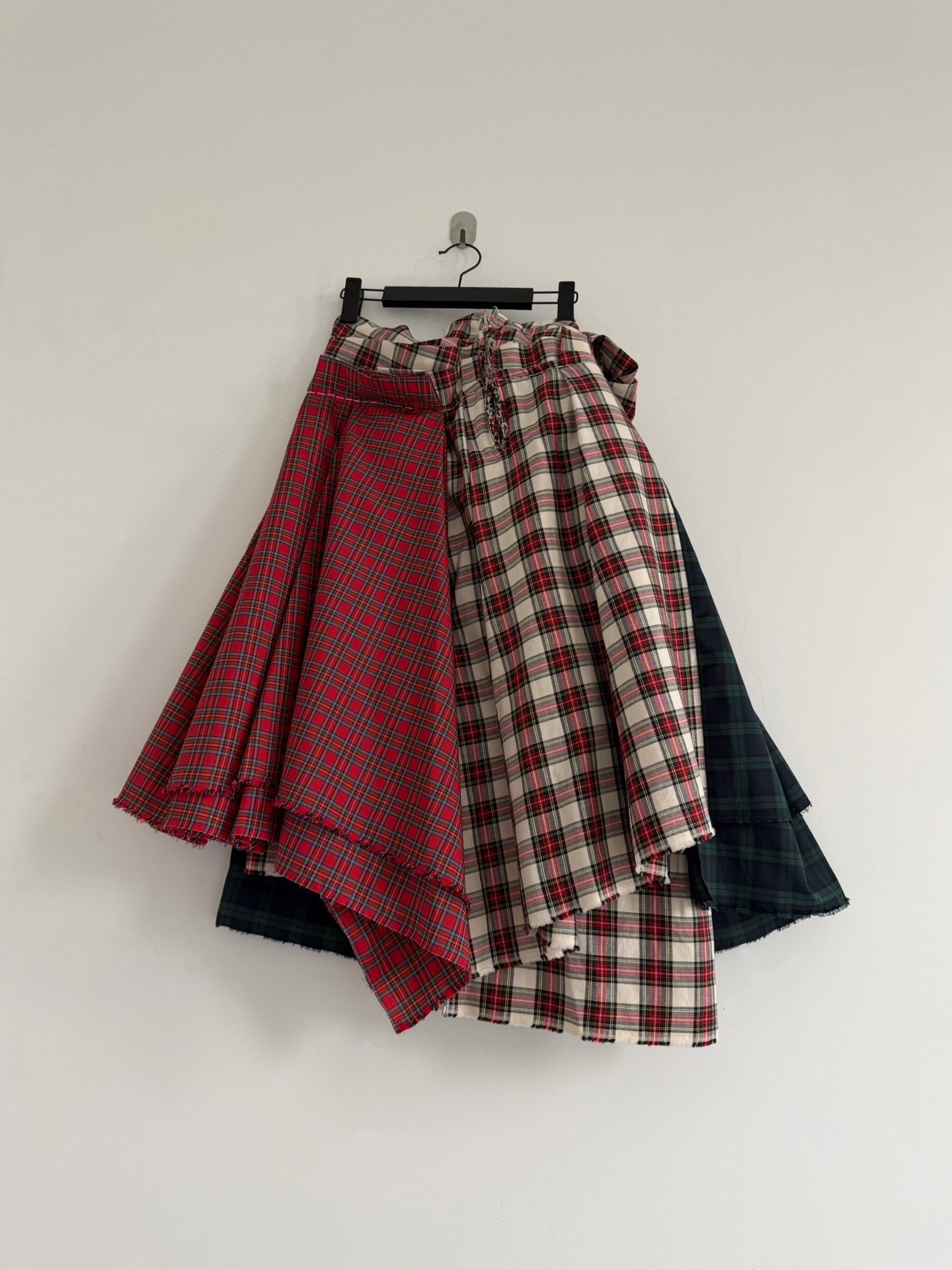 Comme des Garcons Plaid Half Skirt — front