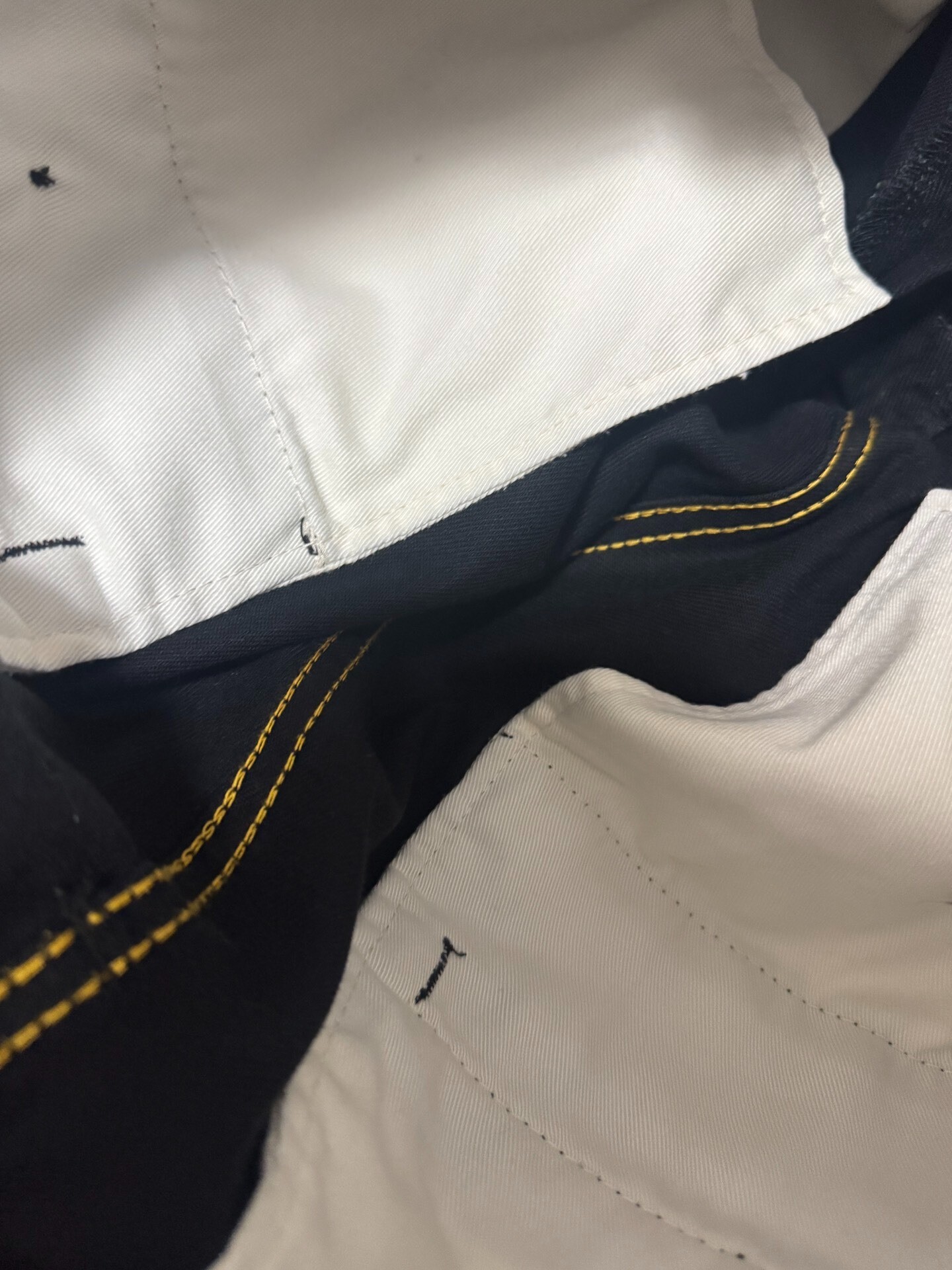 Iron Heart Black Chino Pants — back