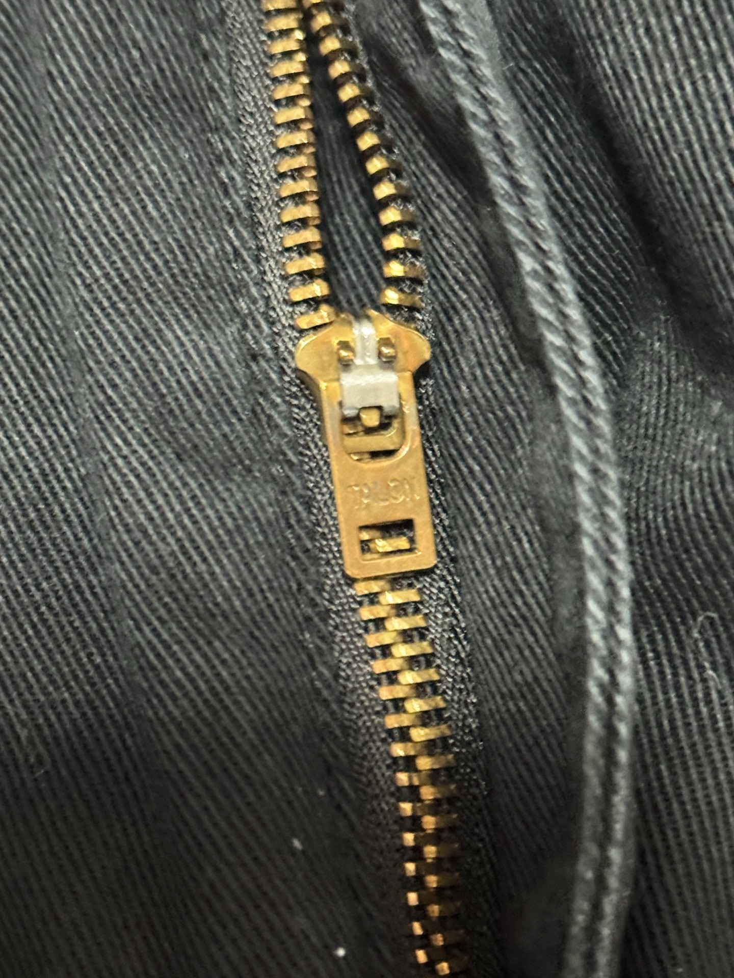 Iron Heart Black Chino Pants — detail