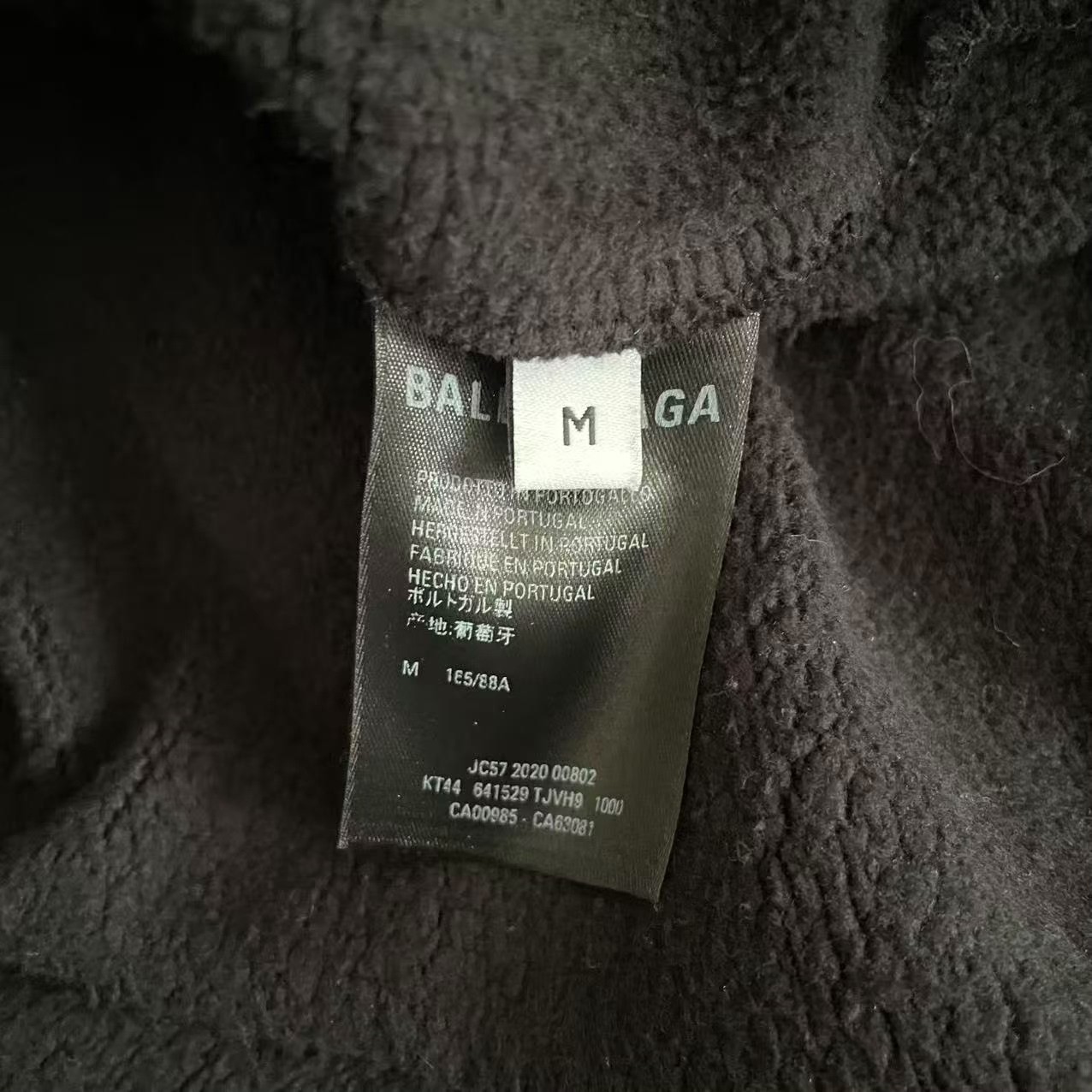 Balenciaga Distressed Sacre Coeur Hoodie — back