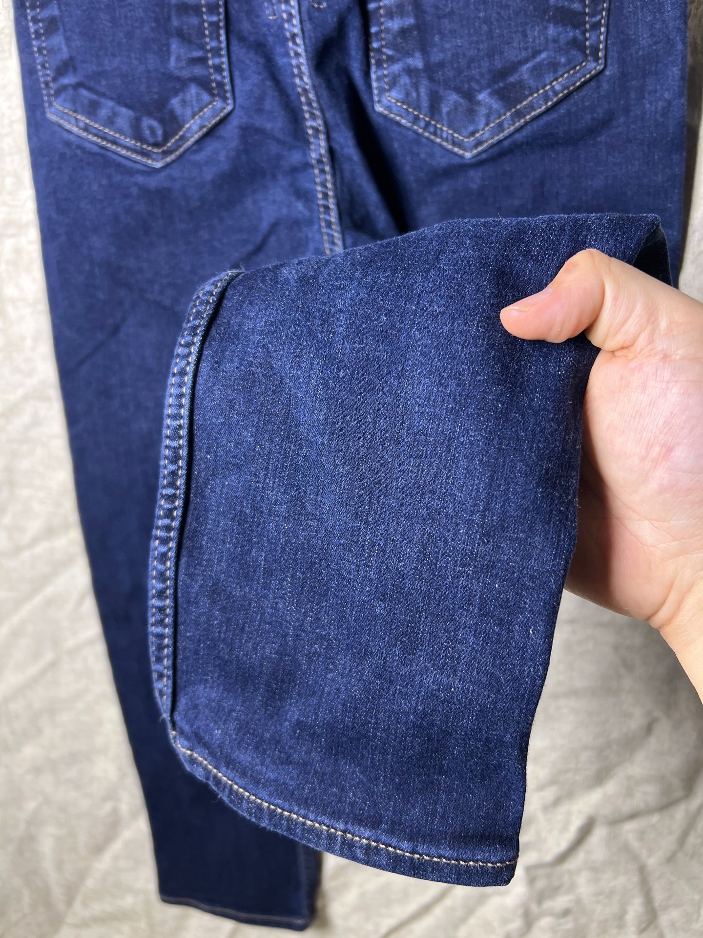 Rick Owens 18SS Torrance Cropped Denim Pants — label