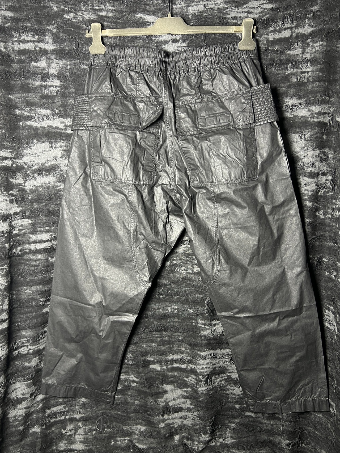 Rick Owens 21ss Waxed Double Ring Pants — front