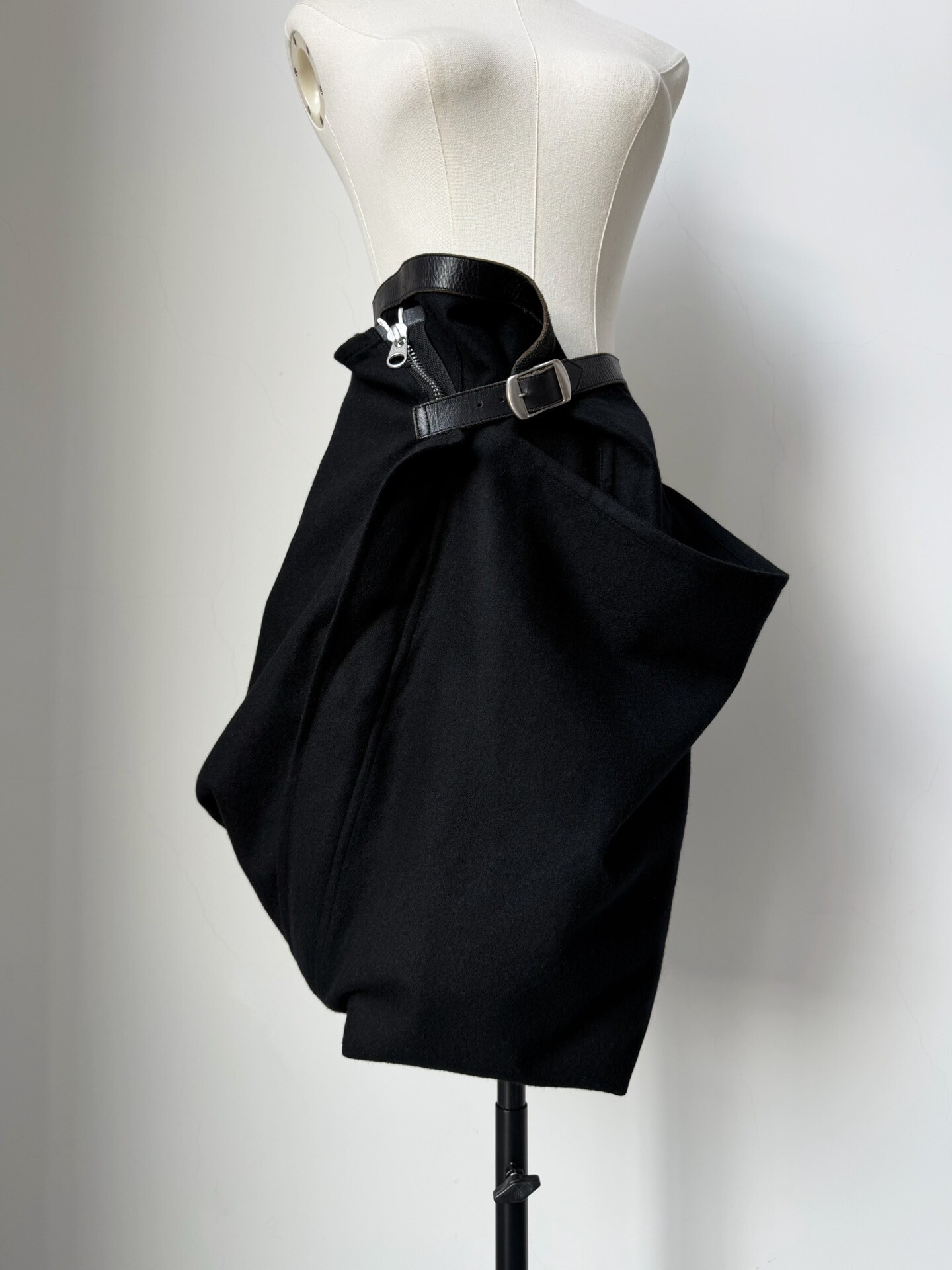Junya Watanabe 2007 Deconstructed Wool Skirt — label