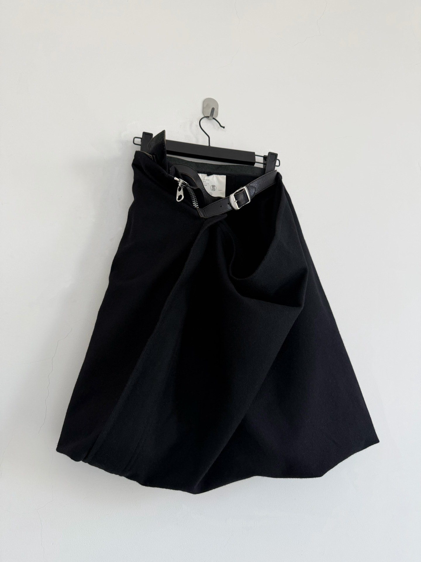 Junya Watanabe 2007 Deconstructed Wool Skirt — detail