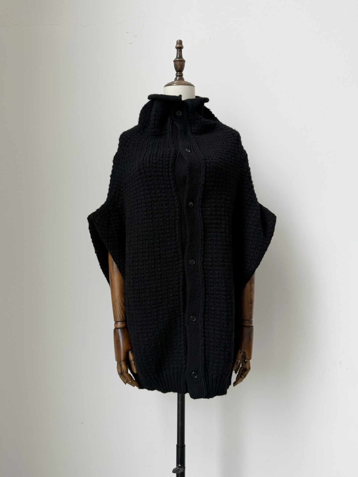Y's Thick Knit Cape Top