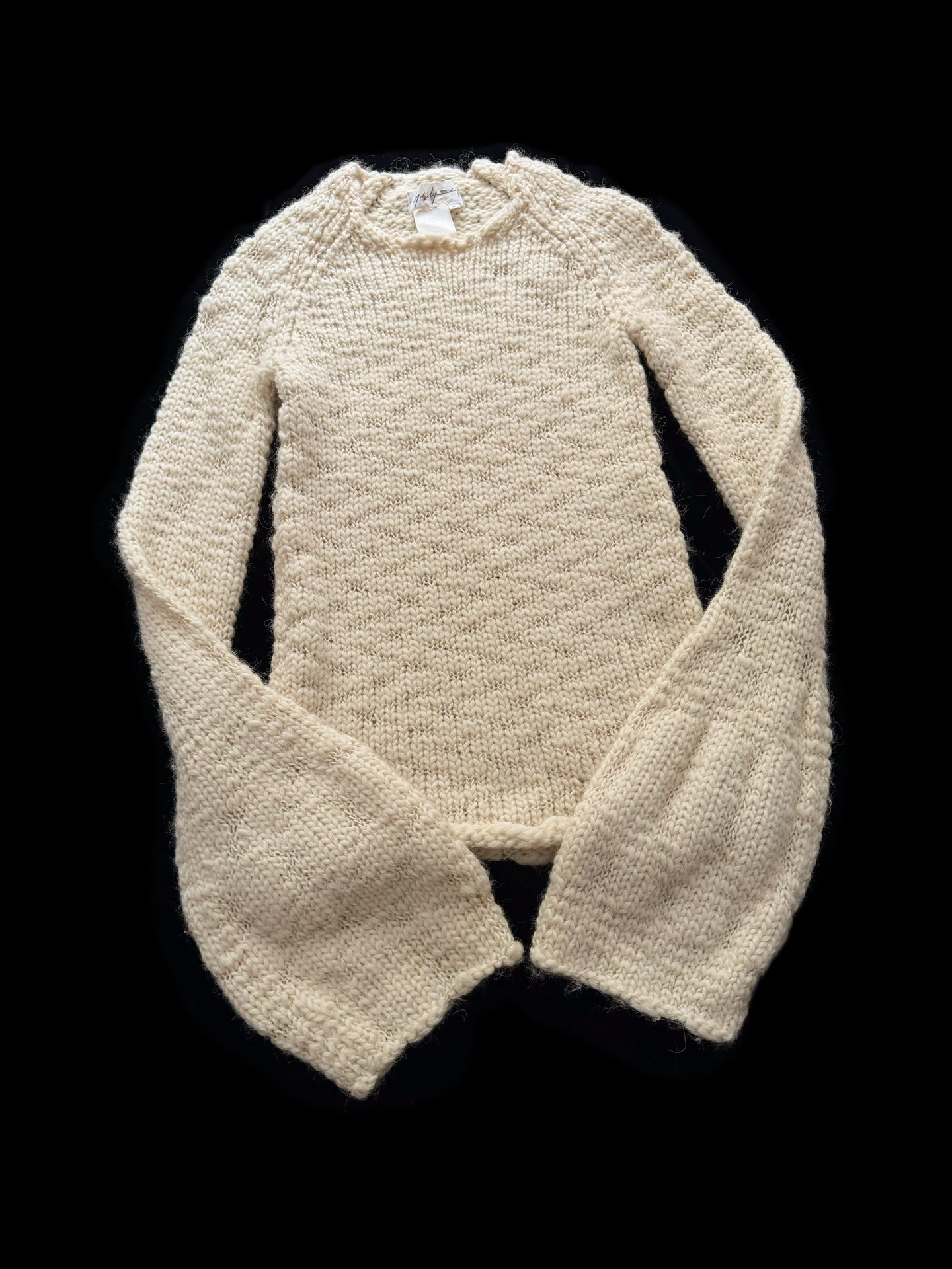 Yohji Yamamoto Bubble Sleeve Sweater — front