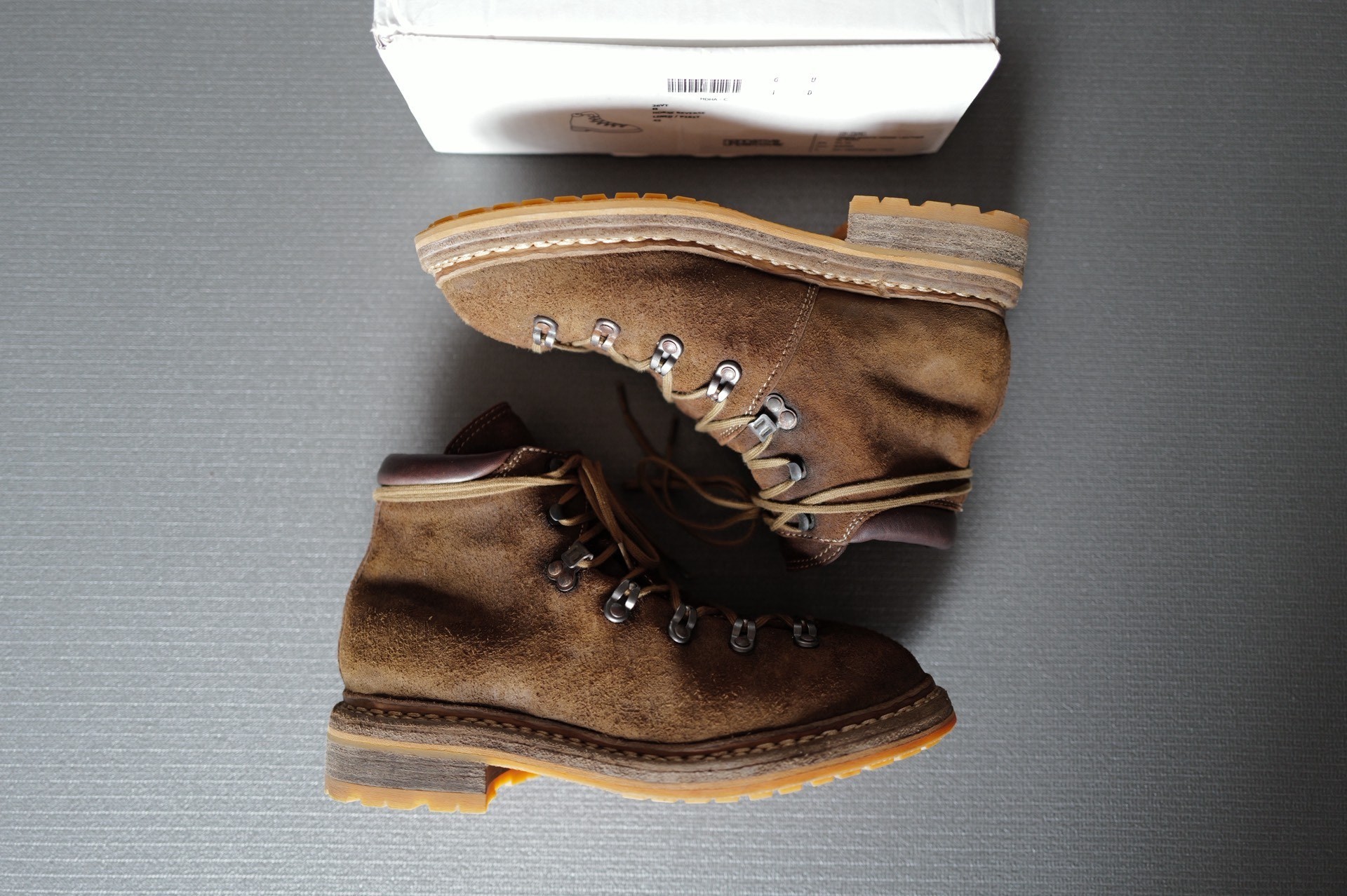 Nonnative x Undercover x Guidi Leather Boots — back
