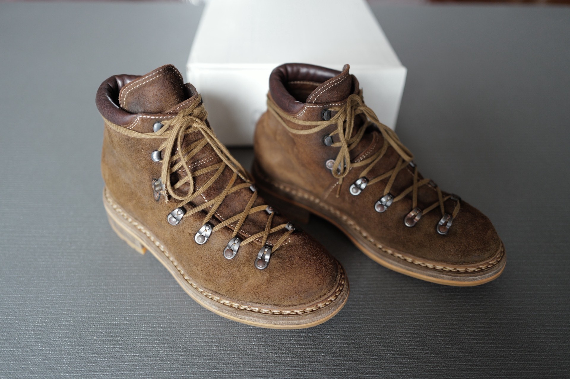 Nonnative x Undercover x Guidi Leather Boots — detail