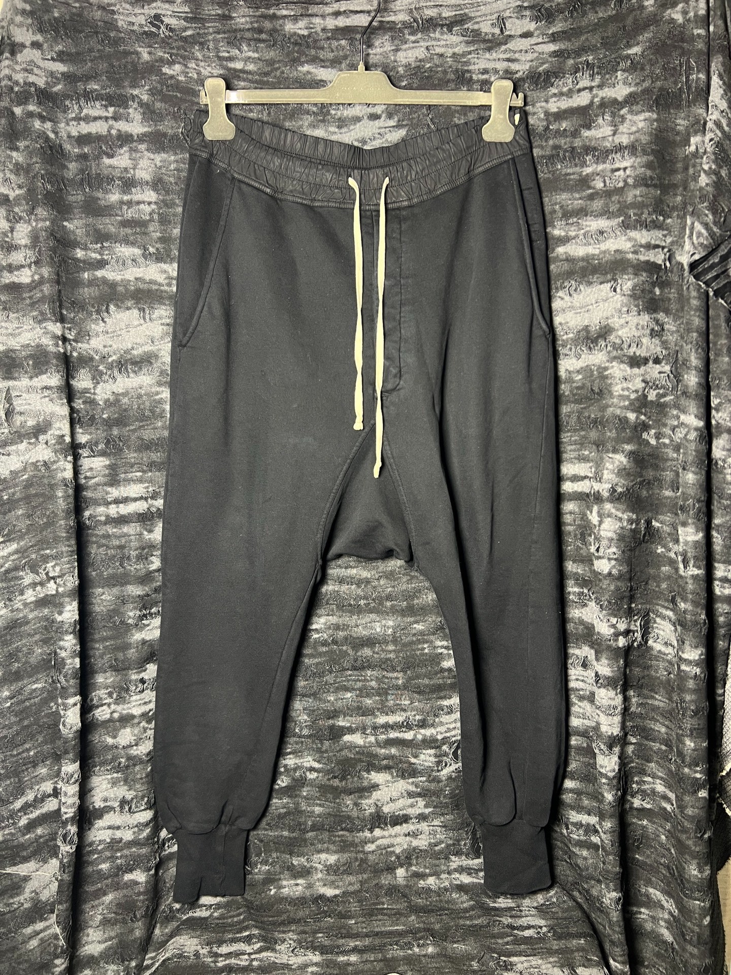 Rick Owens 16FW Fleece-Lined Drop Crotch Pants