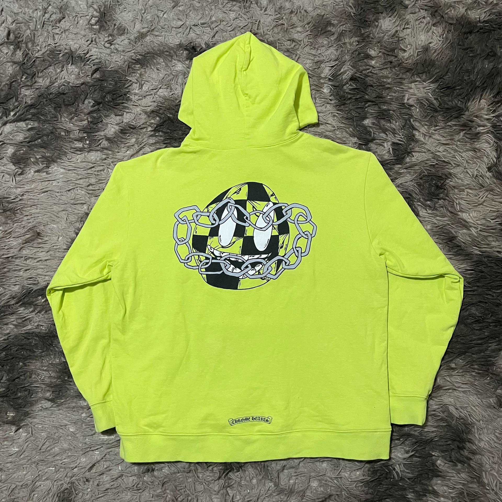 Chrome Hearts Matty Boy Lime Green Hoodie — front