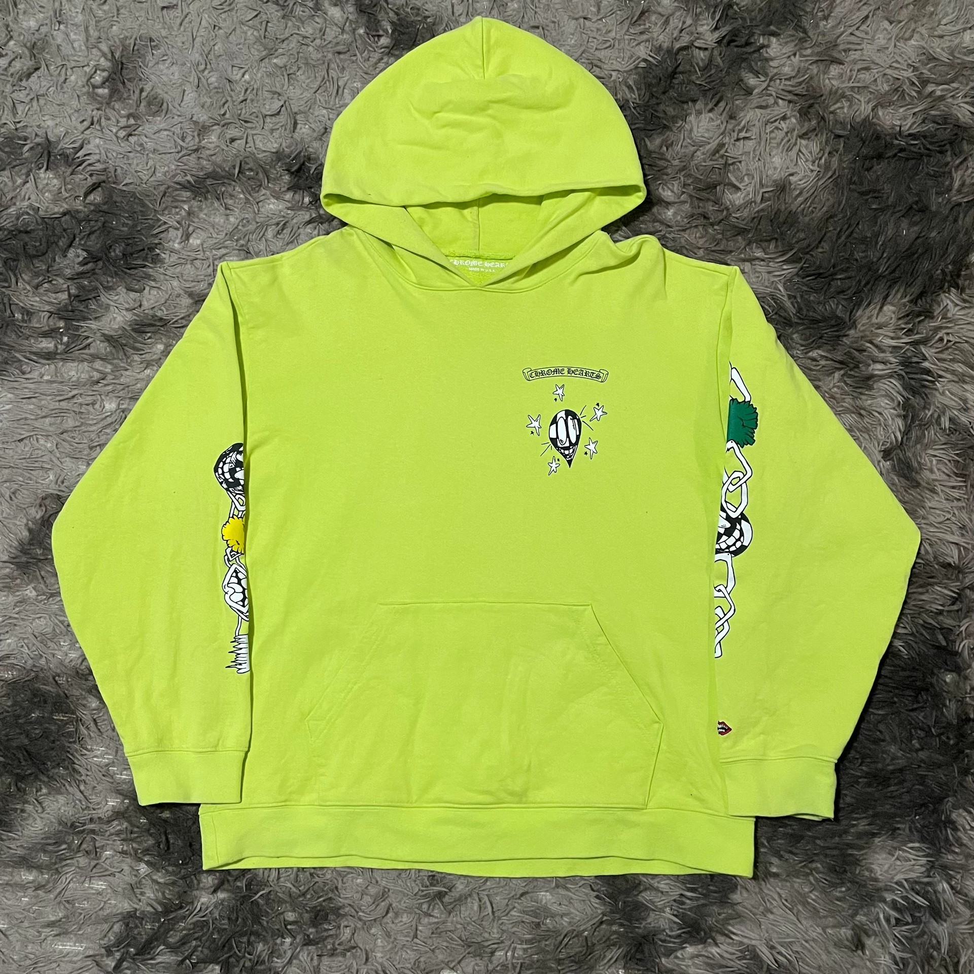 Chrome Hearts Matty Boy Lime Green Hoodie