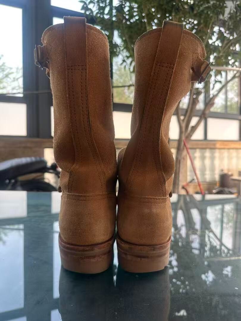 Wesco Boss Japanese Limited Engineer Boots — label