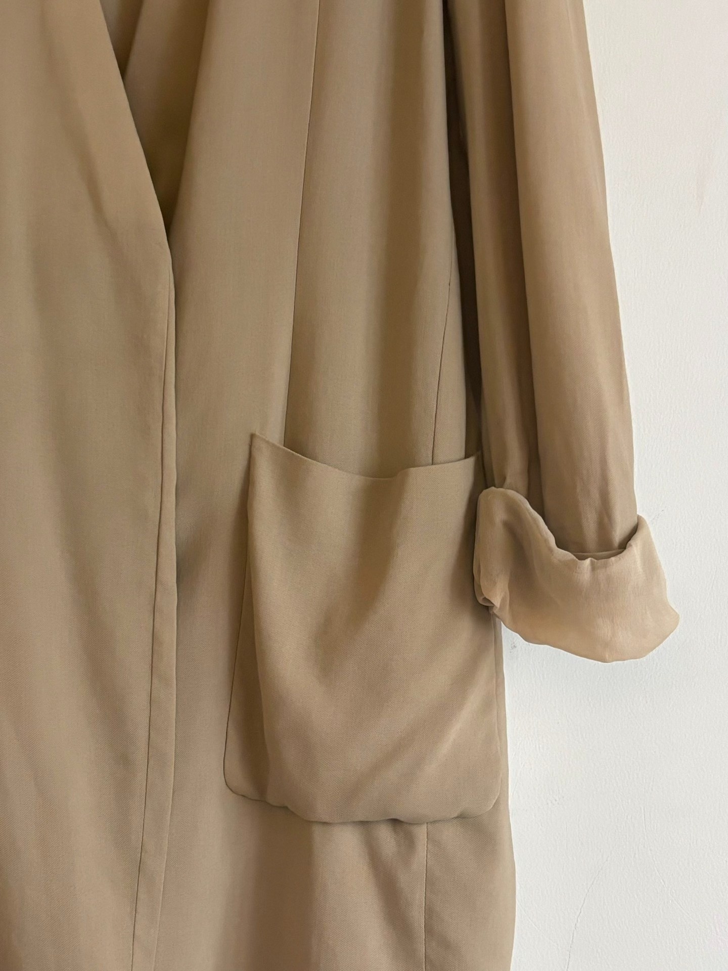 Maison Martin Margiela SS2011 Collarless Coat — detail