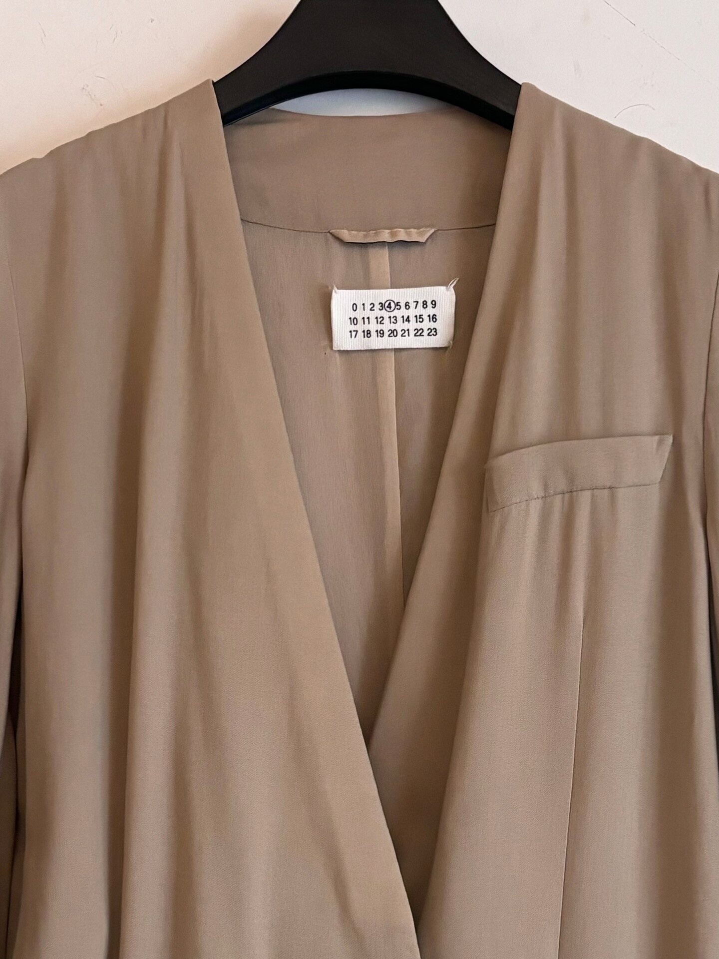 Maison Martin Margiela SS2011 Collarless Coat — front
