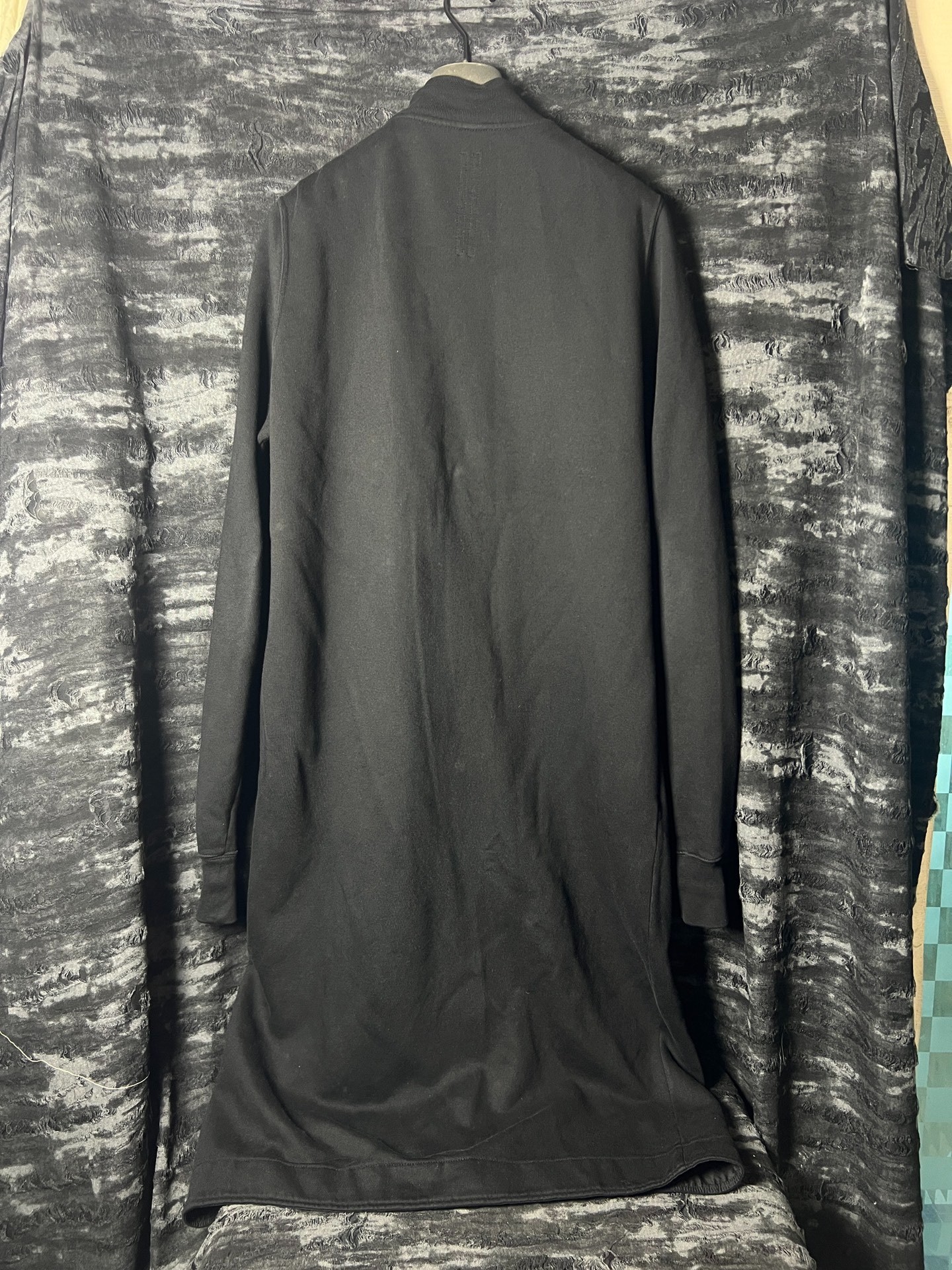 Rick Owens 16FW Long Padded Trench — front