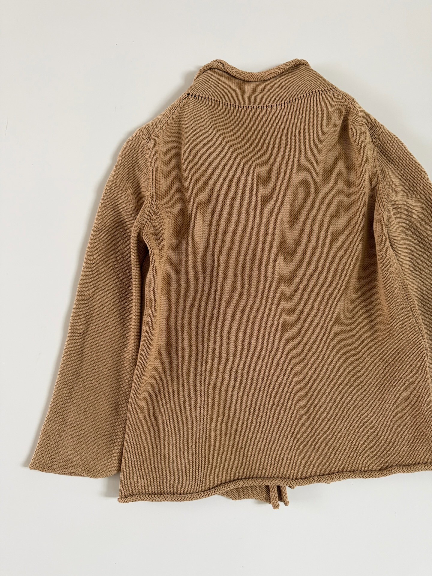 Y's Double-front Wool Cardigan — back